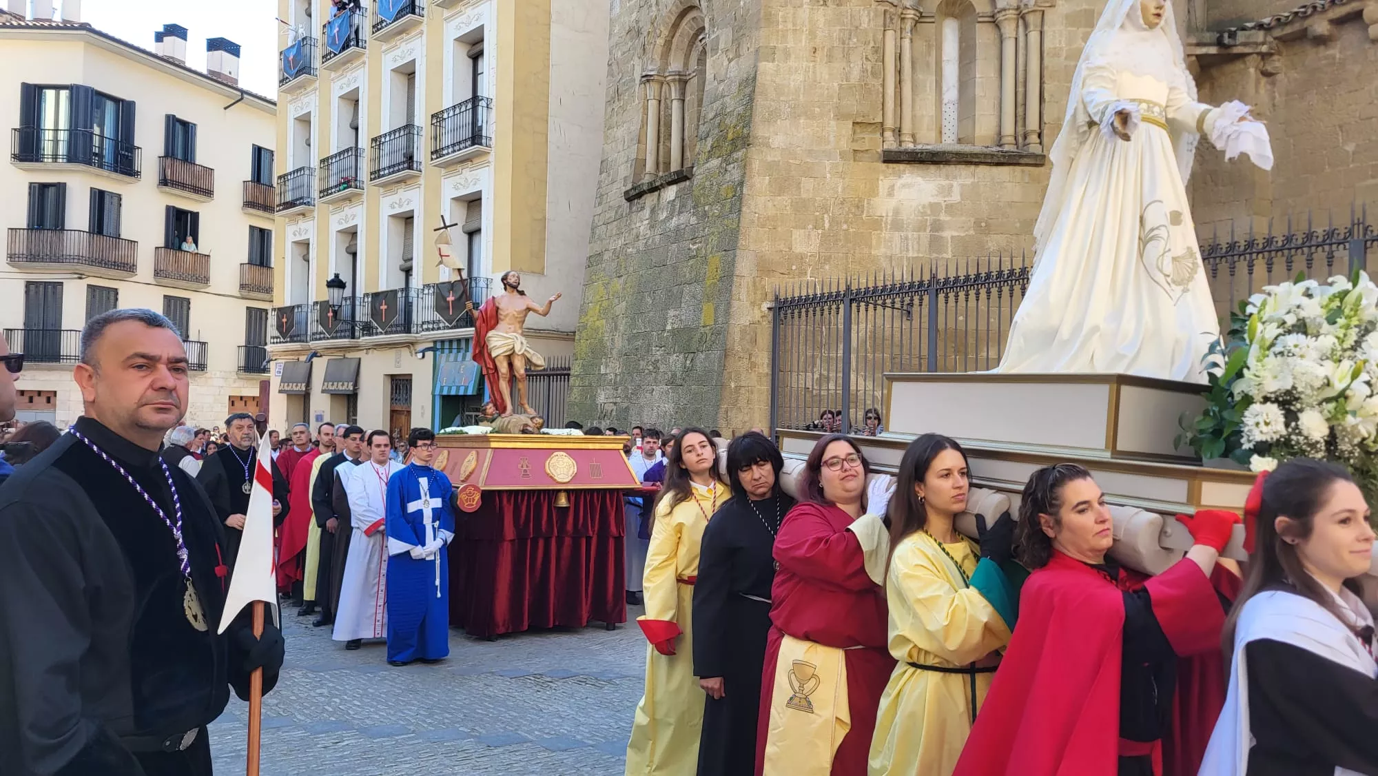  Procesión del Cristo Resucitado en Huesca. Foto Javier García Antón