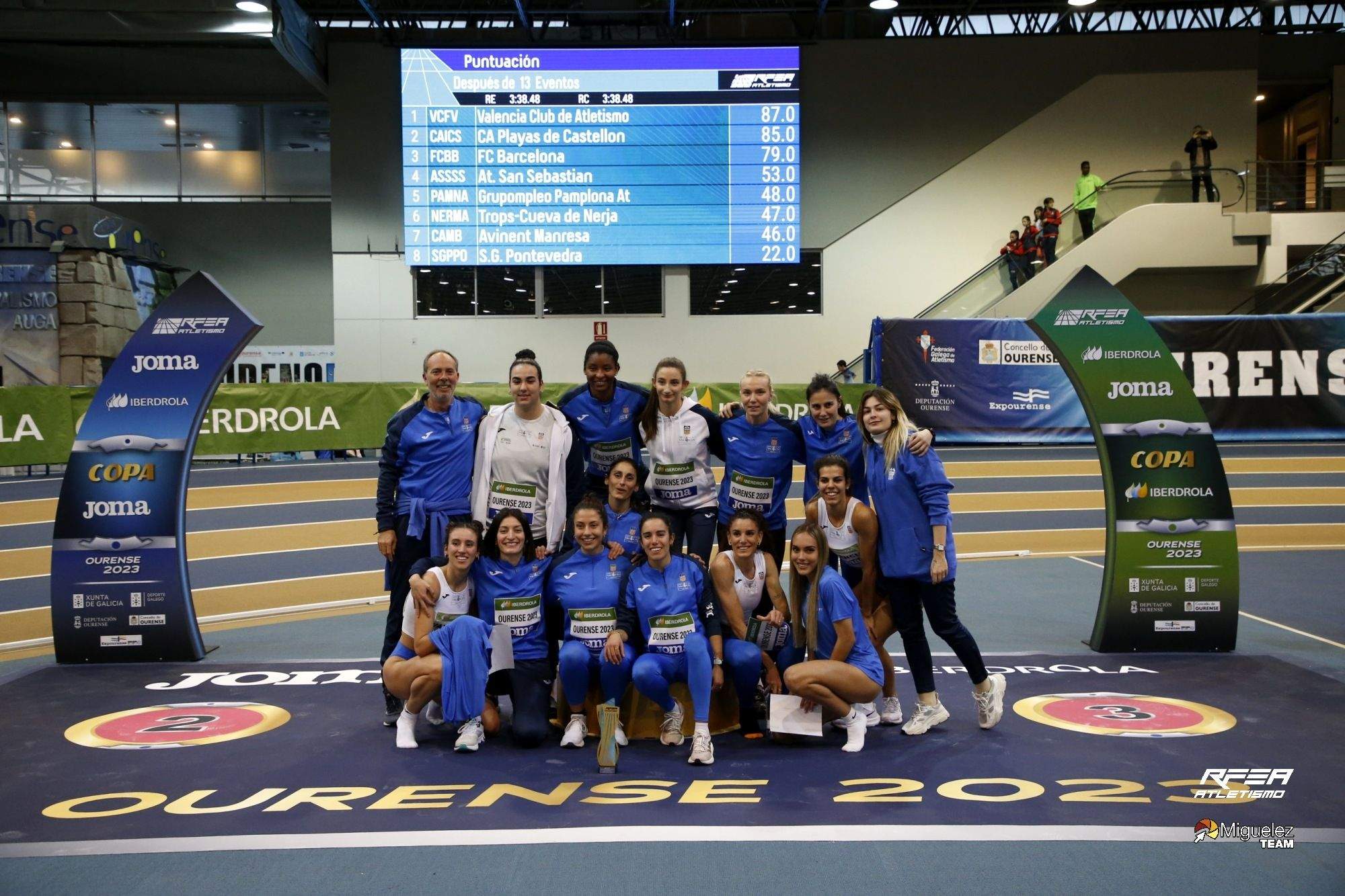 El Valencia de Elena Guiu, campeón de la Copa Iberdrola. Foto RFEA