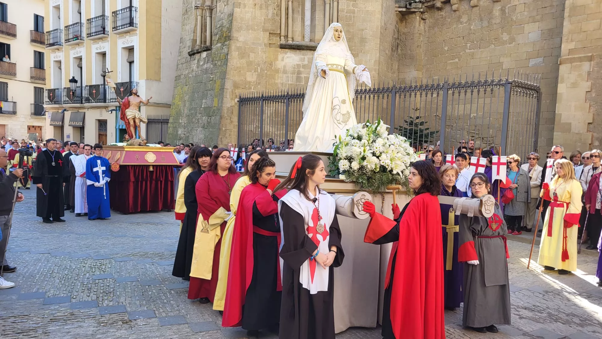  Procesión del Cristo Resucitado en Huesca. Foto Javier García Antón