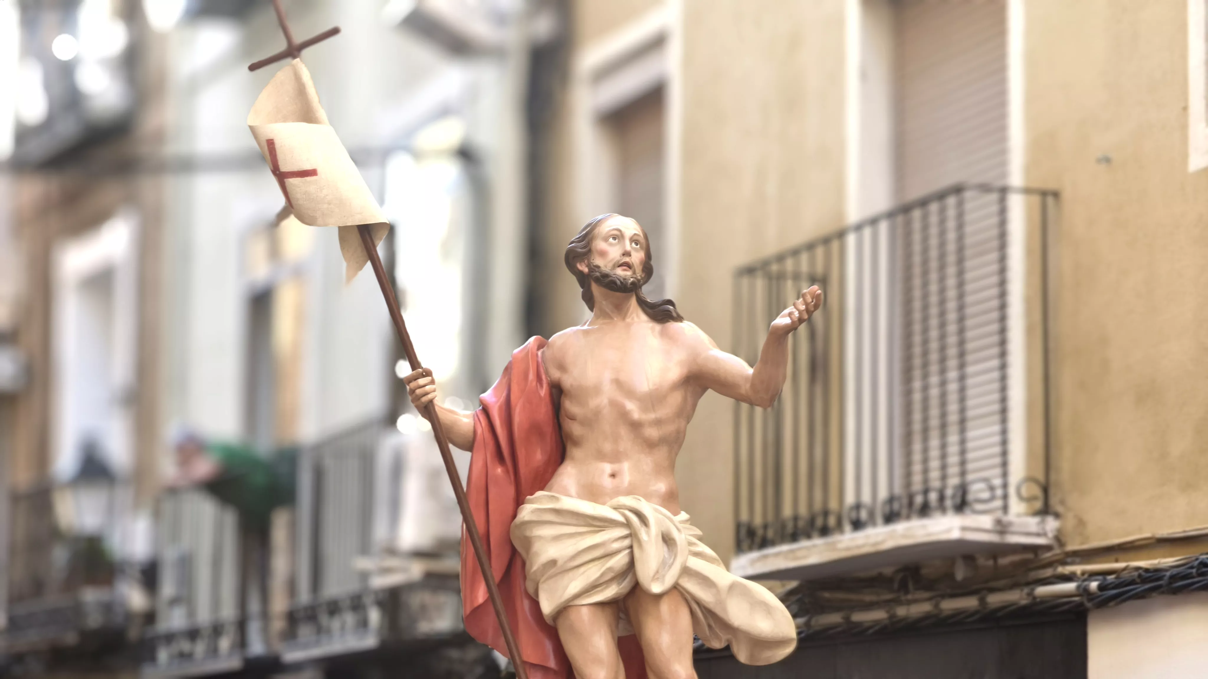  Procesión del Cristo Resucitado en Huesca. Foto María José Sampietro