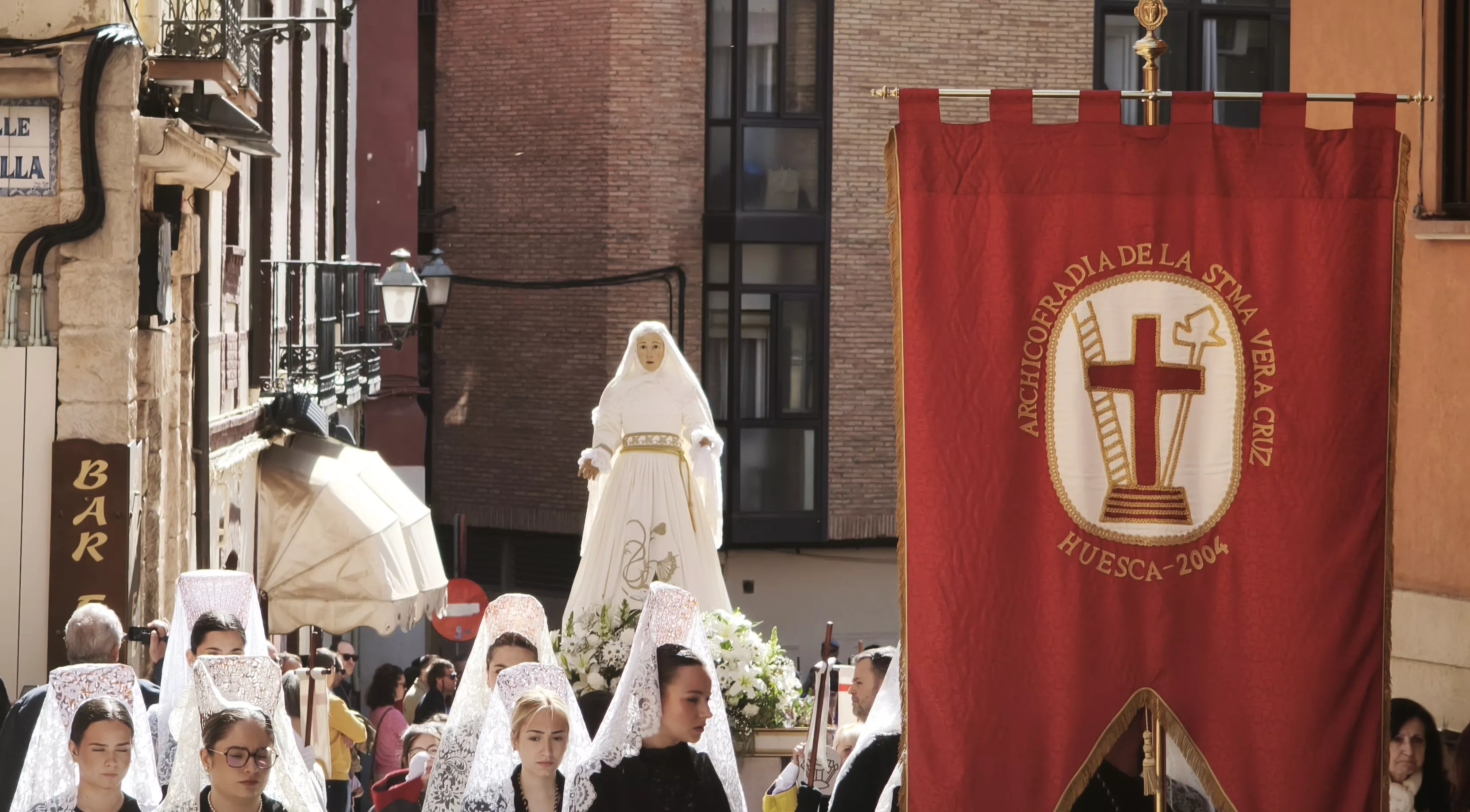  Procesión del Cristo Resucitado en Huesca. Foto María José Sampietro
