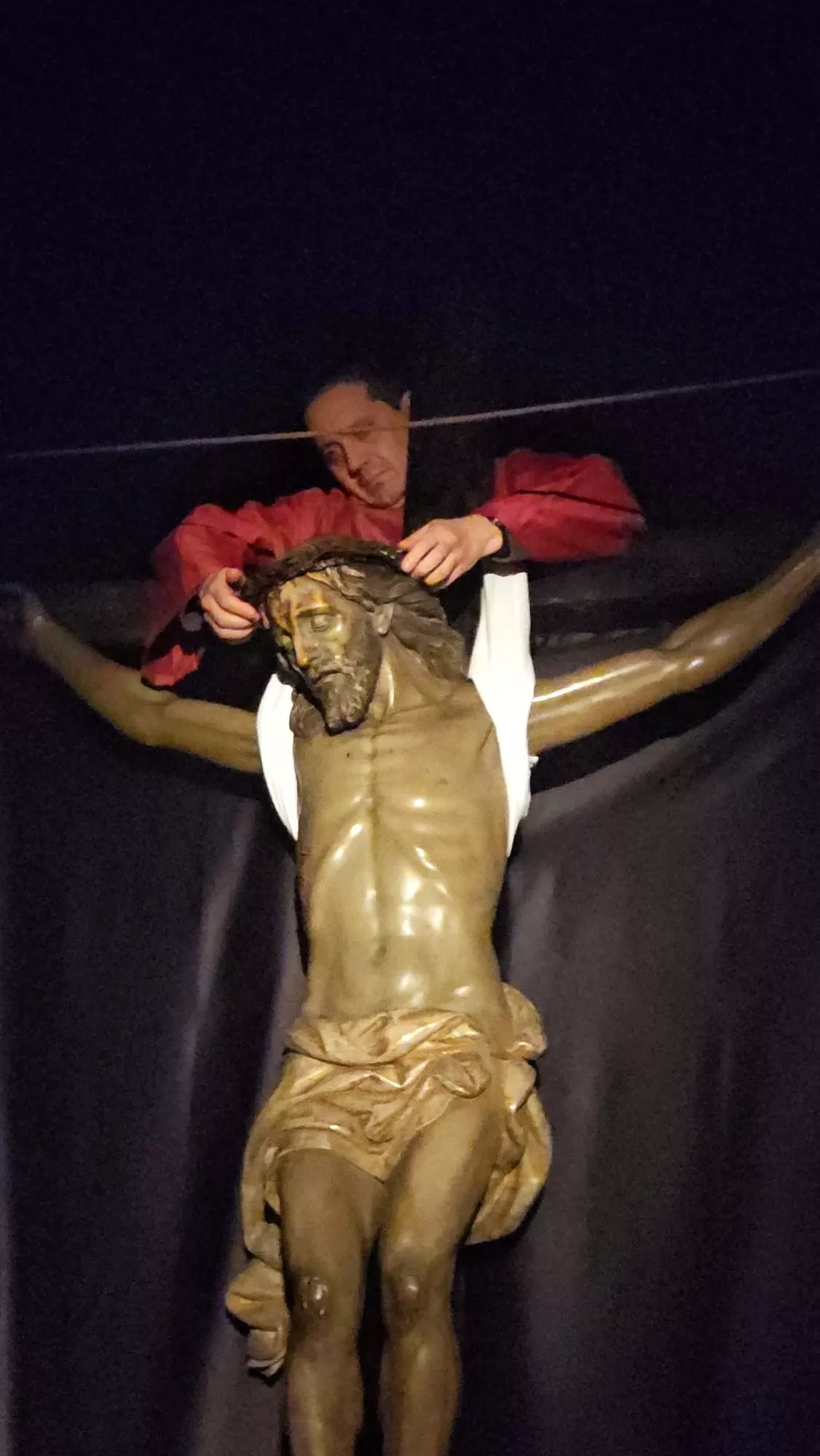 Santo Entierro en Castejón de Monegros. Foto Nati Ballarín