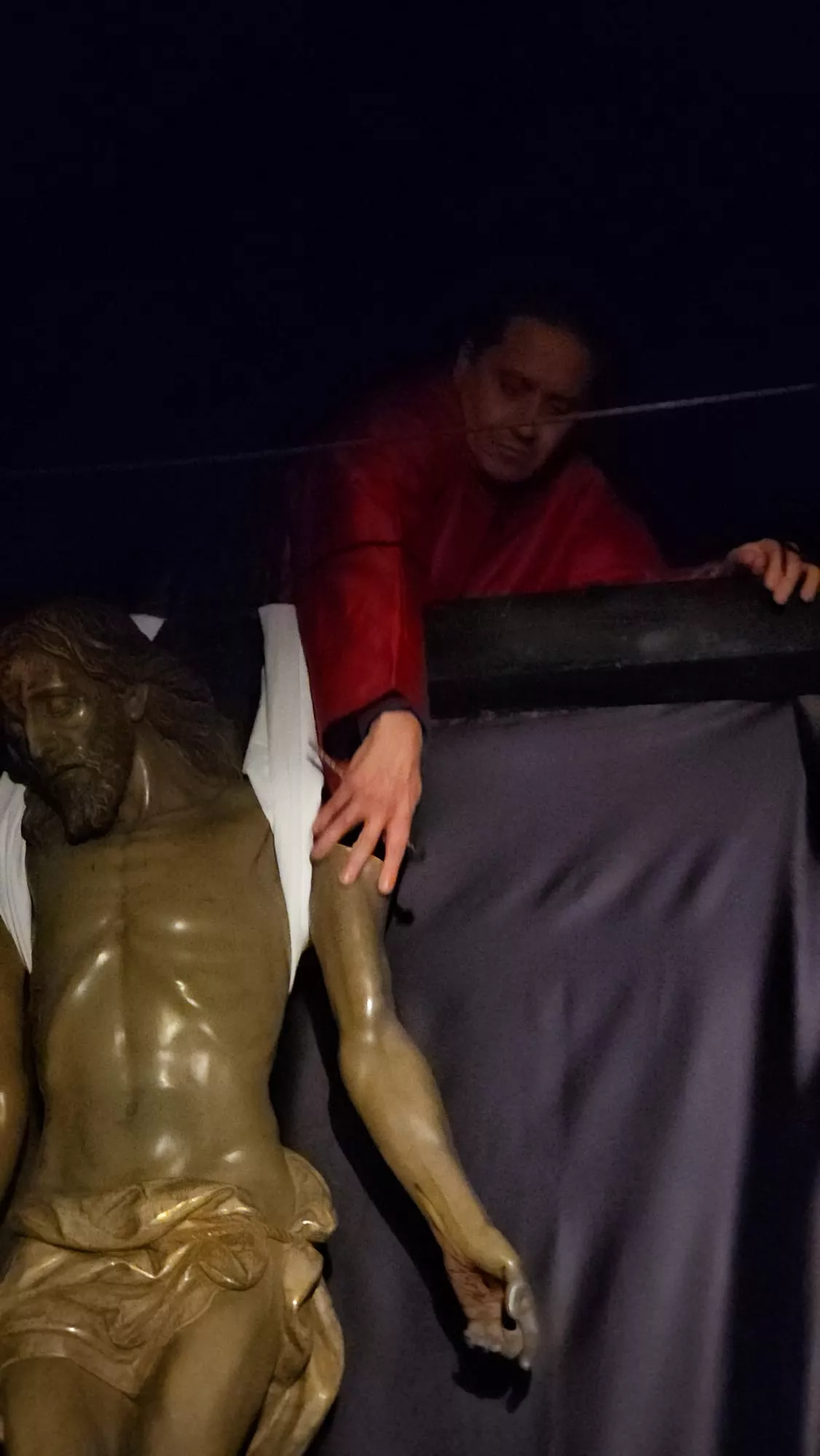 Santo Entierro en Castejón de Monegros. Foto Nati Ballarín