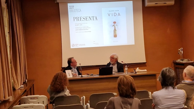 José Domingo Dueñas y Ramón Acín. Foto Myriam Martínez