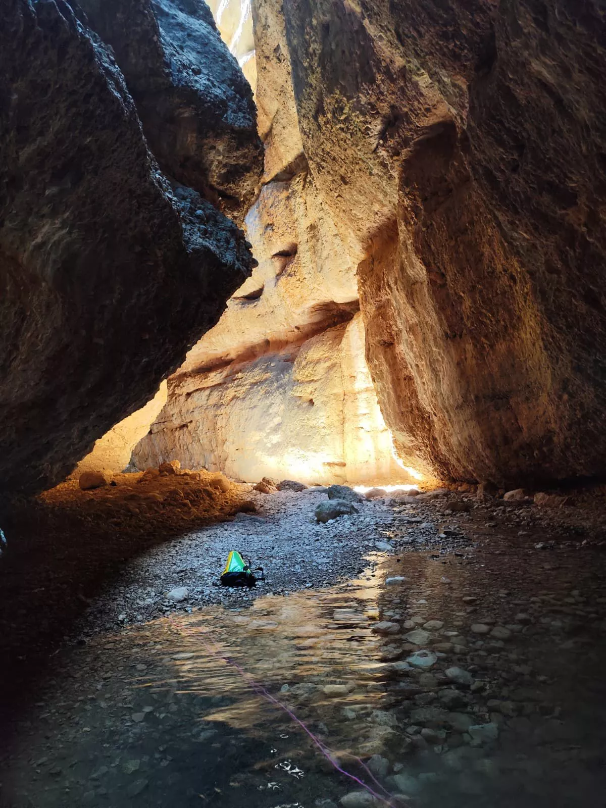 Descenso a las Gorgas de San Julián del GAN de los Javieres
