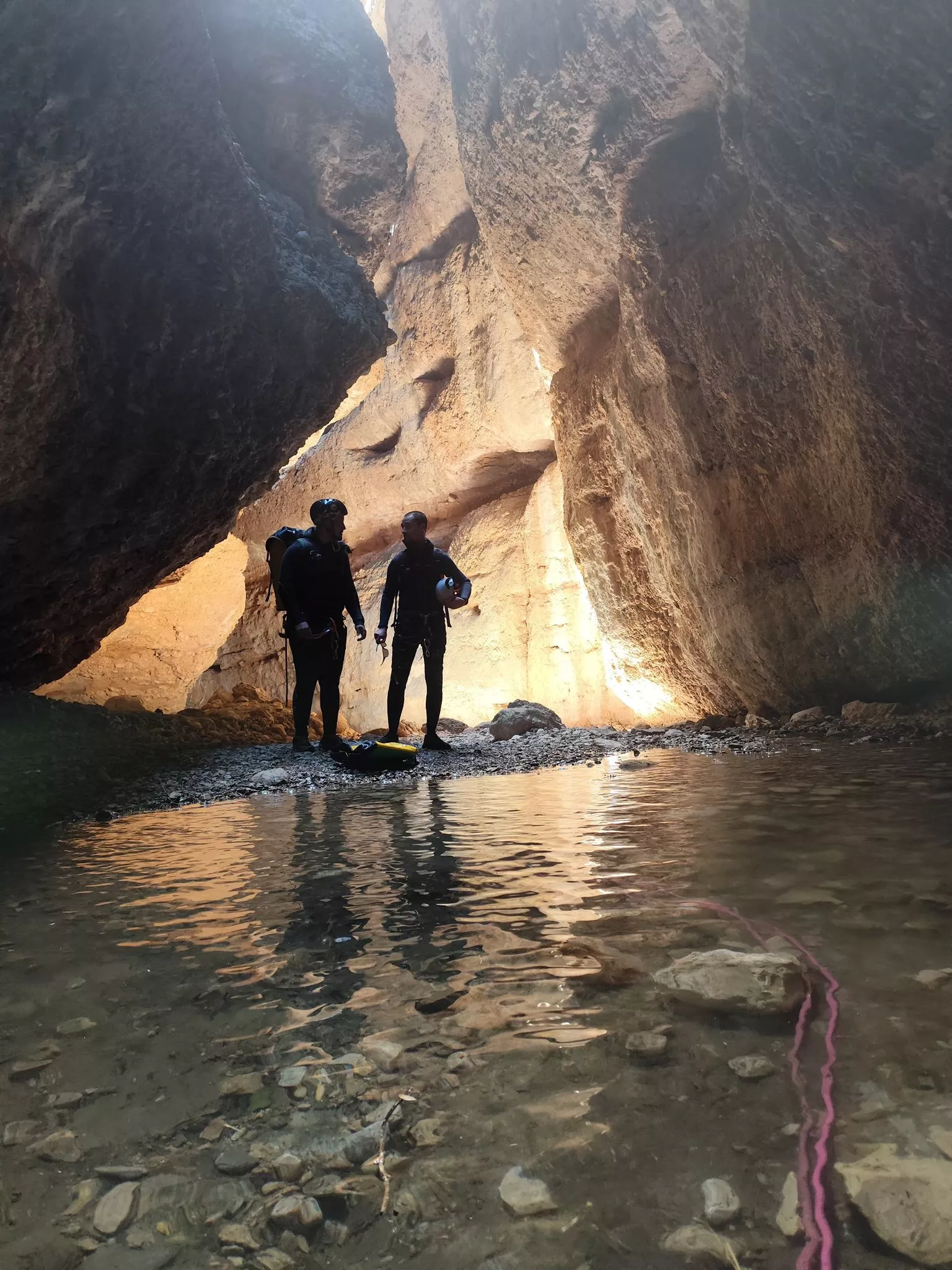 Descenso a las Gorgas de San Julián del GAN de los Javieres