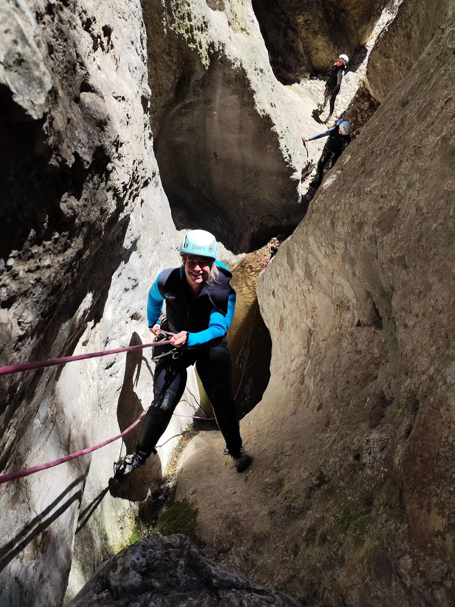 Descenso a las Gorgas de San Julián del GAN de los Javieres