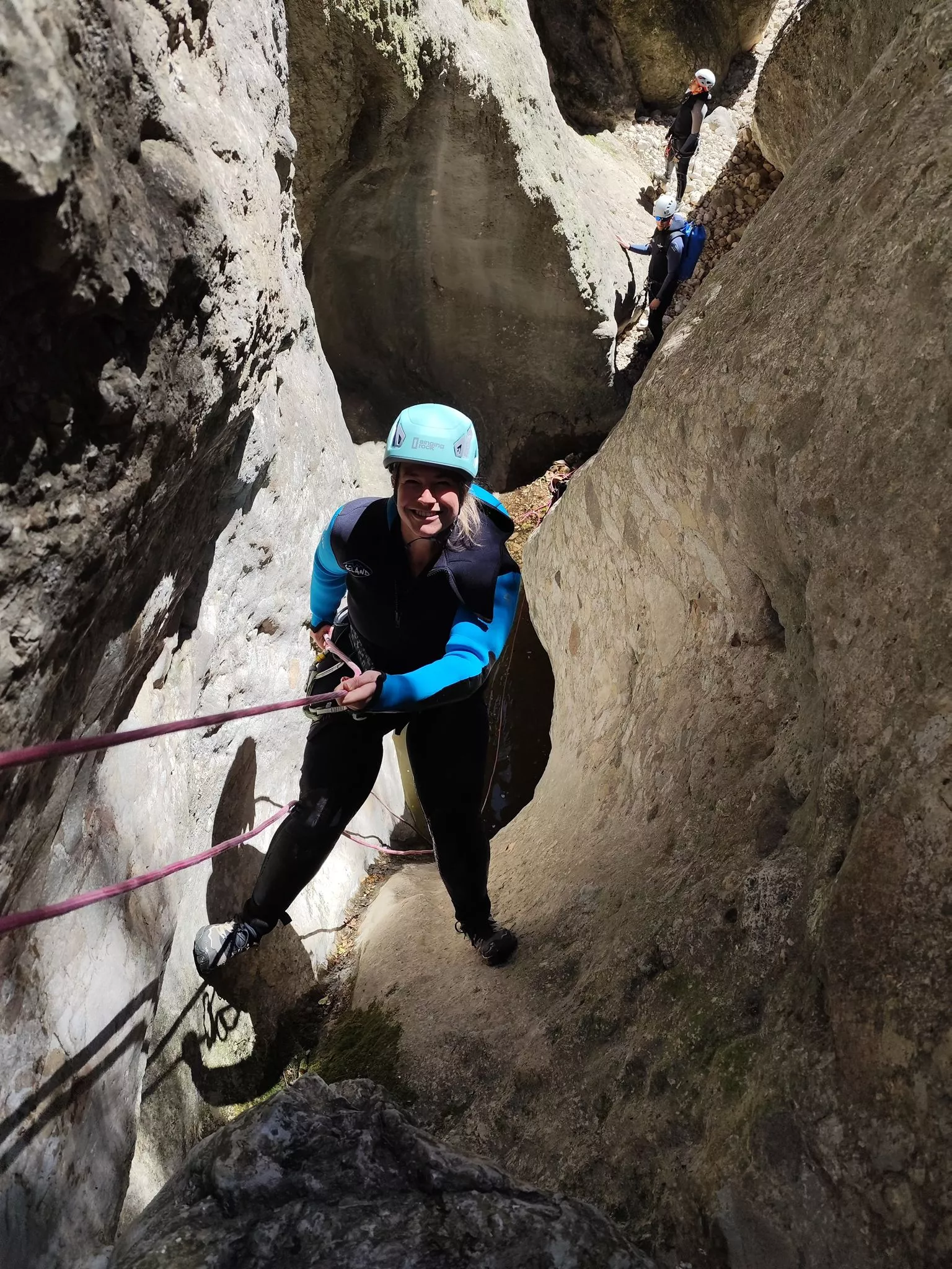 Descenso a las Gorgas de San Julián del GAN de los Javieres