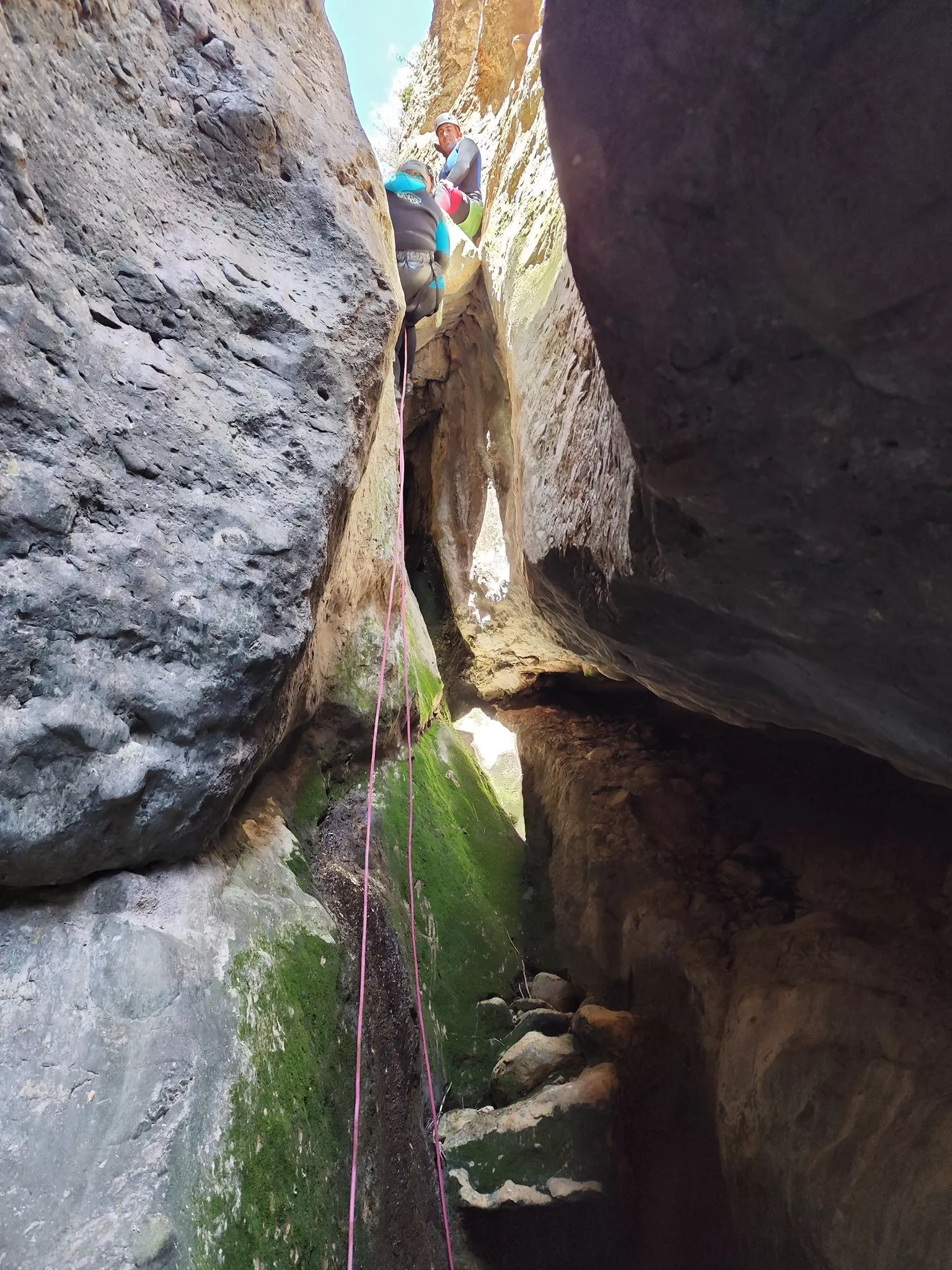 Descenso a las Gorgas de San Julián del GAN de los Javieres