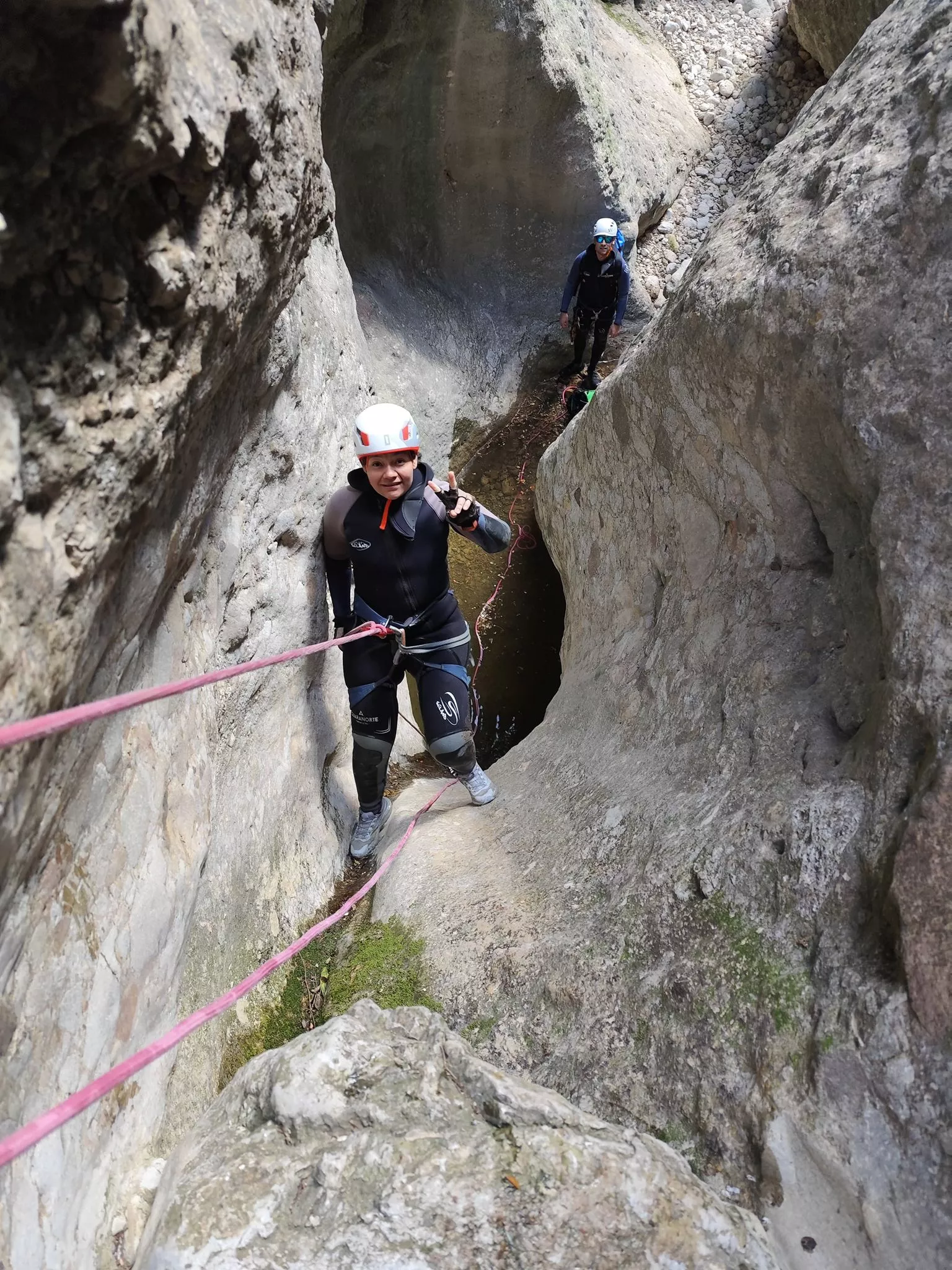Descenso a las Gorgas de San Julián del GAN de los Javieres