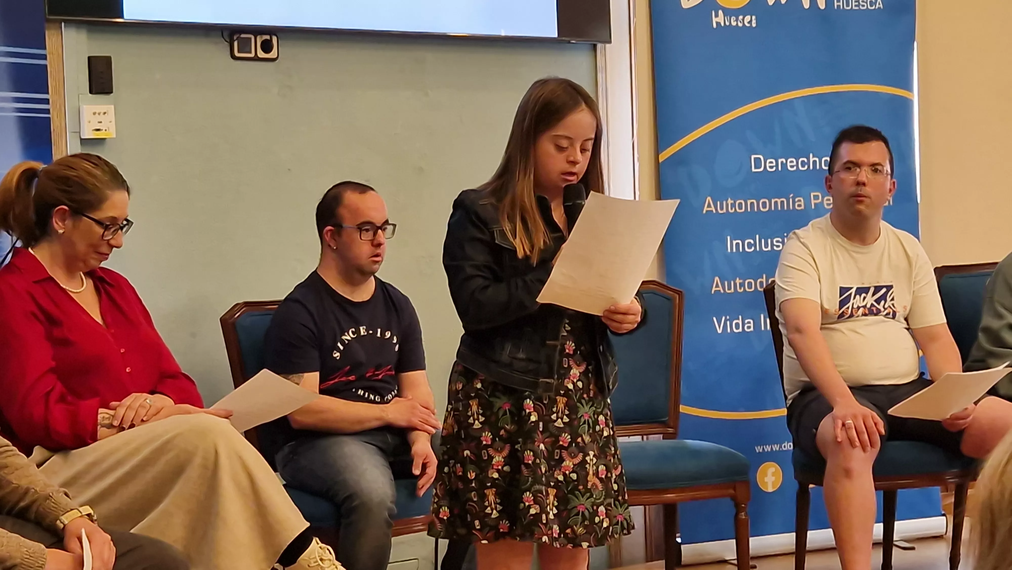 Andrea Otal. Presentación del libro La aventura de la ética. Foto Myriam Martínez