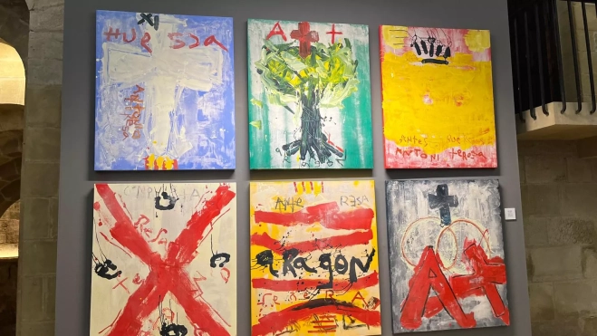 Parte de la exposición referente a la faceta más personal del autor.