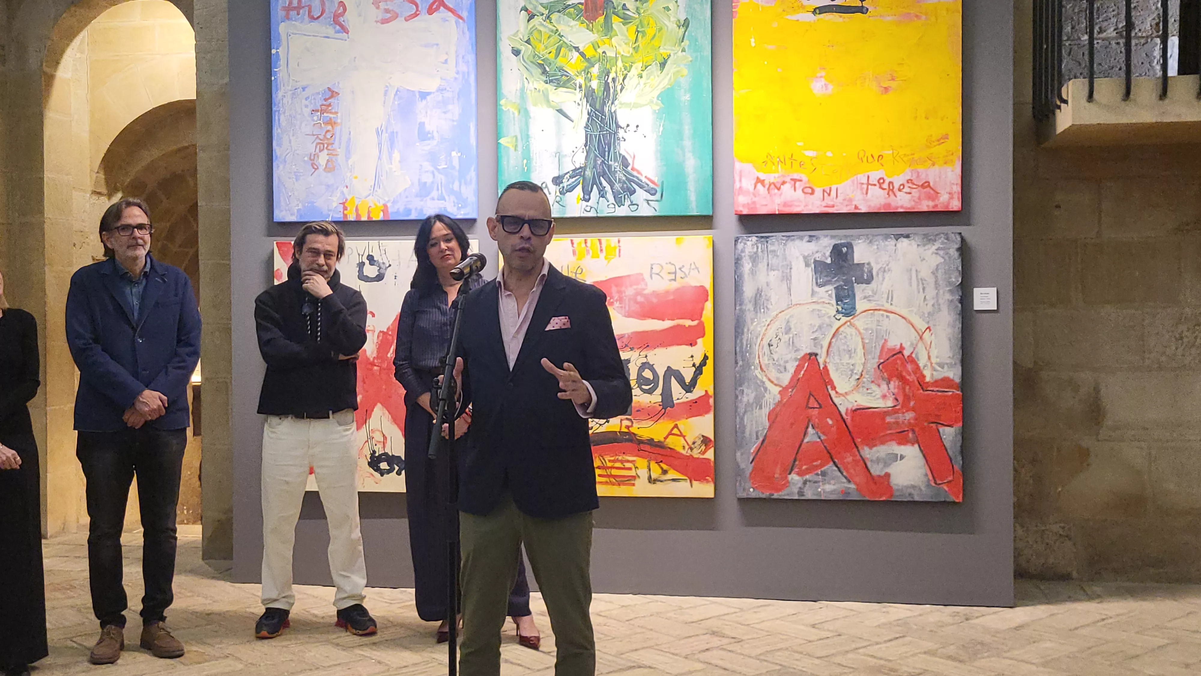 Exposición ‘Antonio Teresa Aragón’, de Jordi Mollà en el Museo de Huesca. Foto Mercedes Manterola