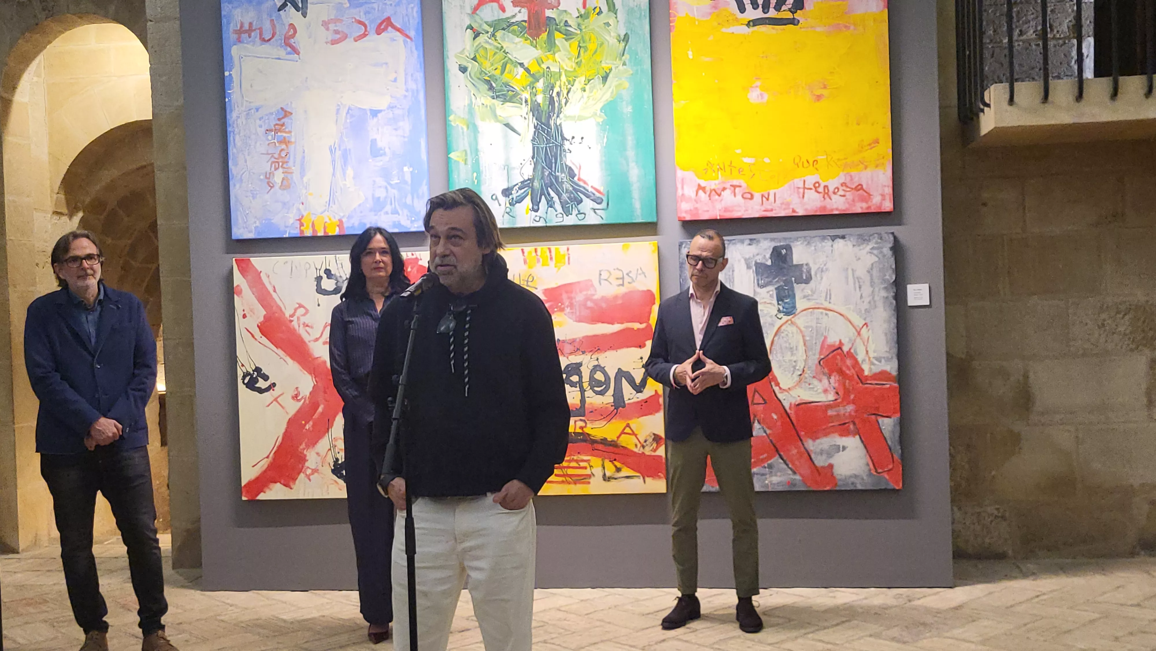 Exposición ‘Antonio Teresa Aragón’, de Jordi Mollà en el Museo de Huesca. Foto Mercedes Manterola