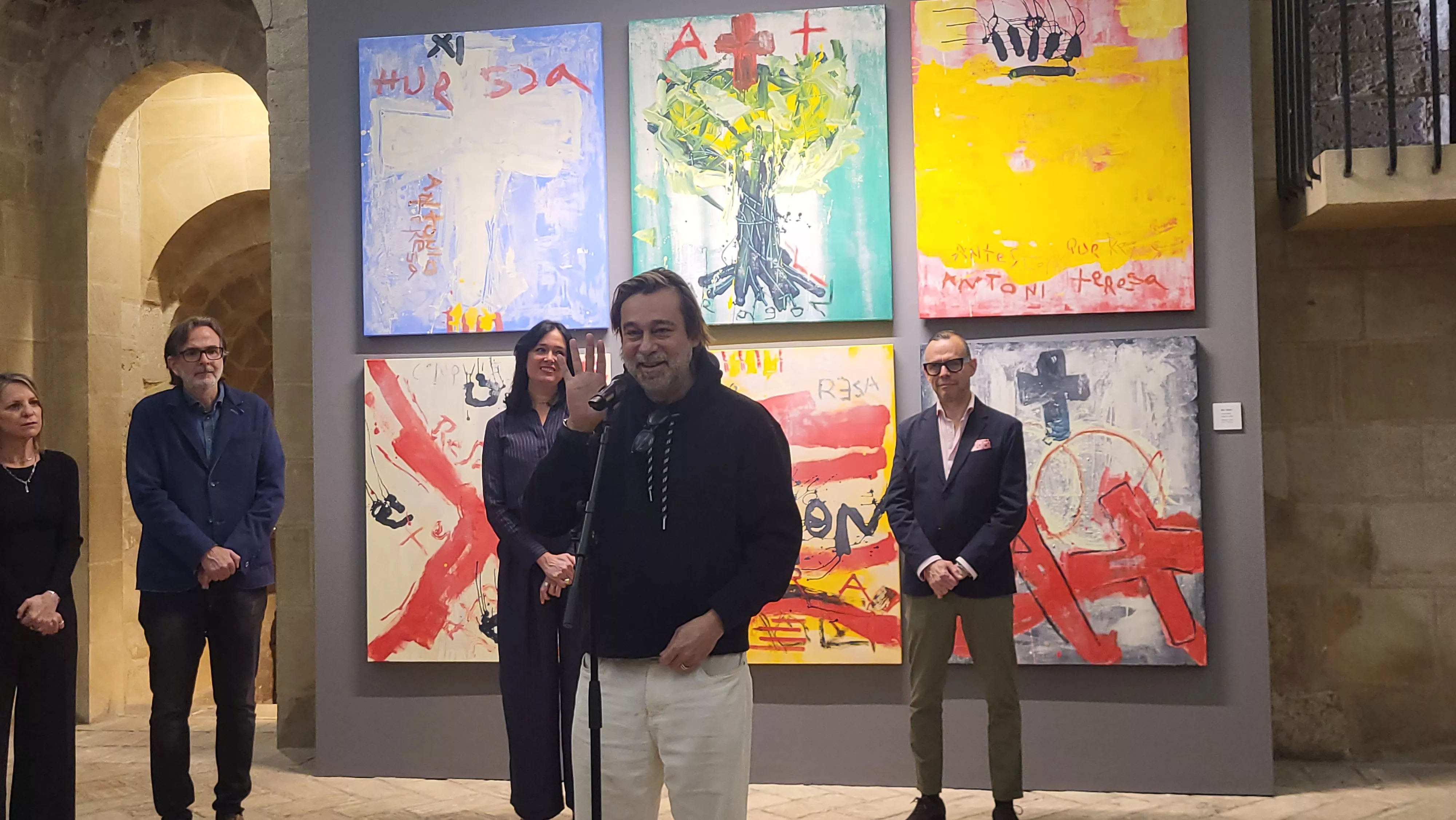 Exposición ‘Antonio Teresa Aragón’, de Jordi Mollà en el Museo de Huesca. Foto Mercedes Manterola