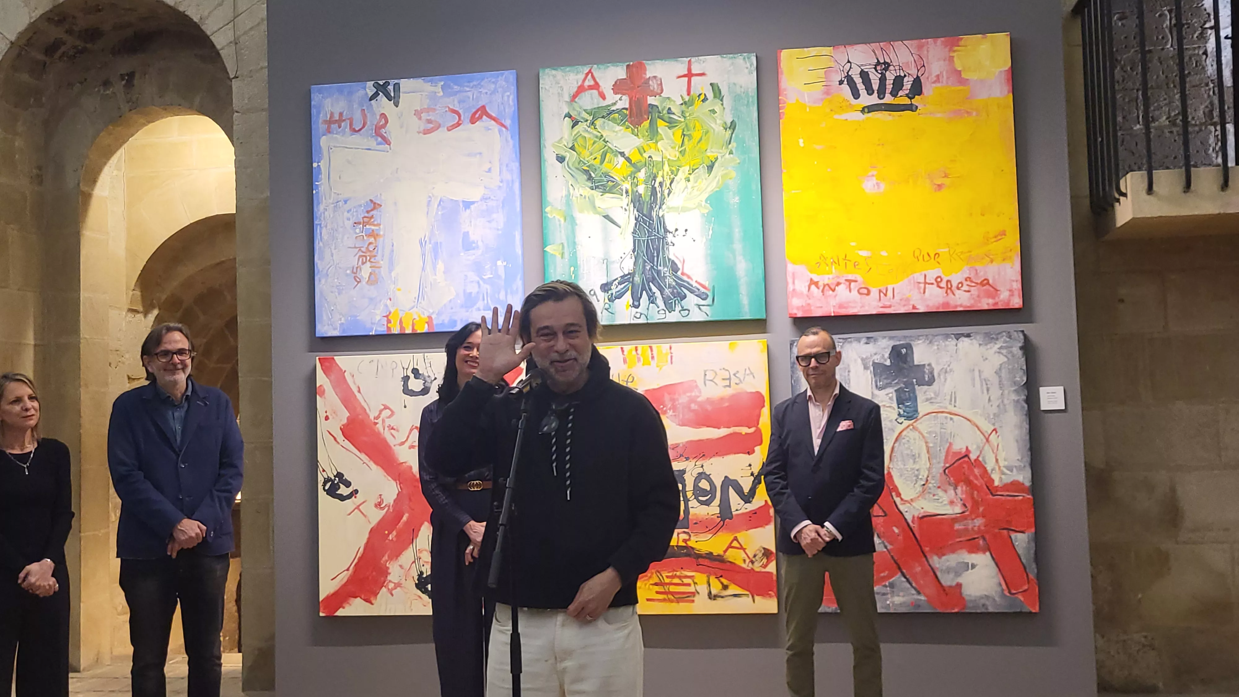 Exposición ‘Antonio Teresa Aragón’, de Jordi Mollà en el Museo de Huesca. Foto Mercedes Manterola