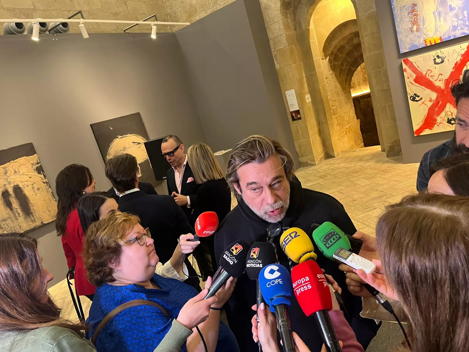 Exposición ‘Antonio Teresa Aragón’, de Jordi Mollà en el Museo de Huesca. Foto Mercedes Manterola