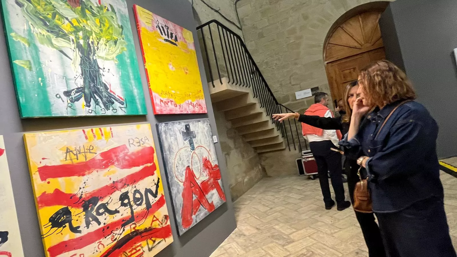 Exposición ‘Antonio Teresa Aragón’, de Jordi Mollà en el Museo de Huesca. Foto Mercedes Manterola