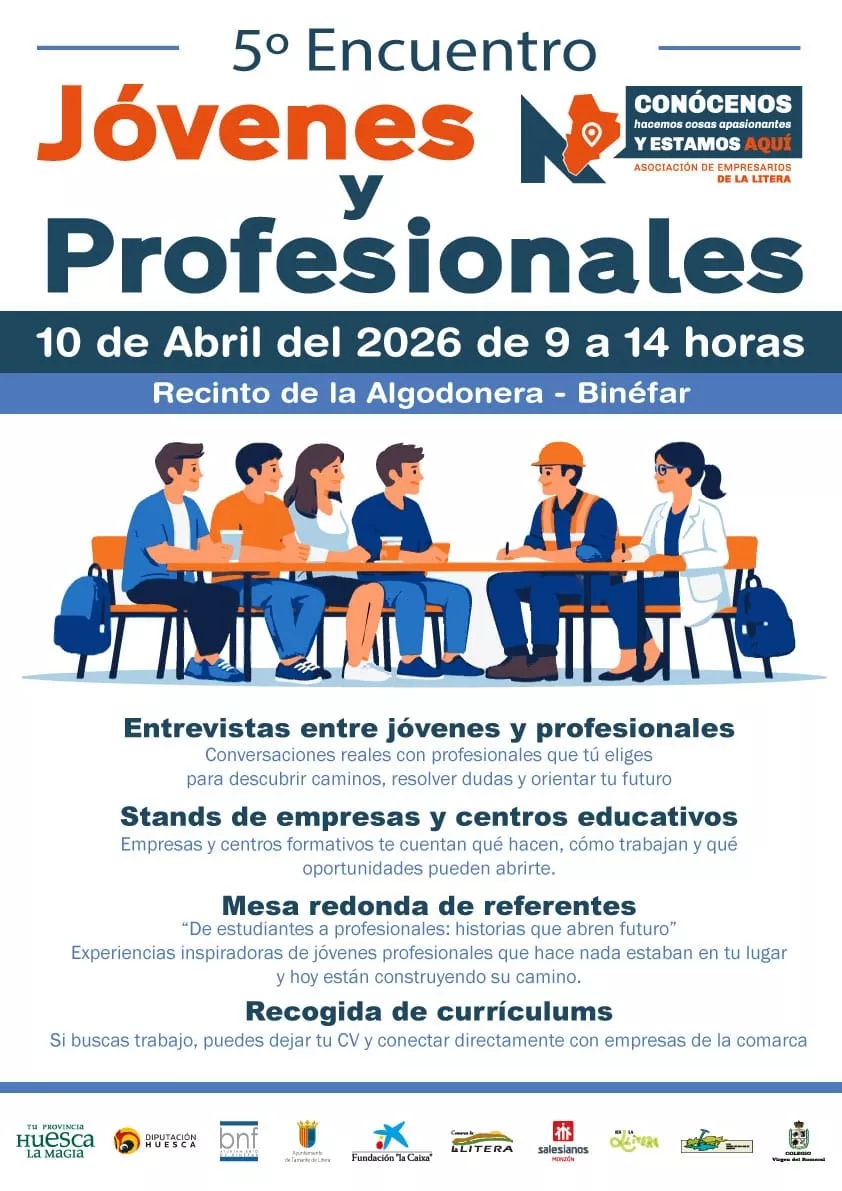 Cartel de Conócenos en Binéfar