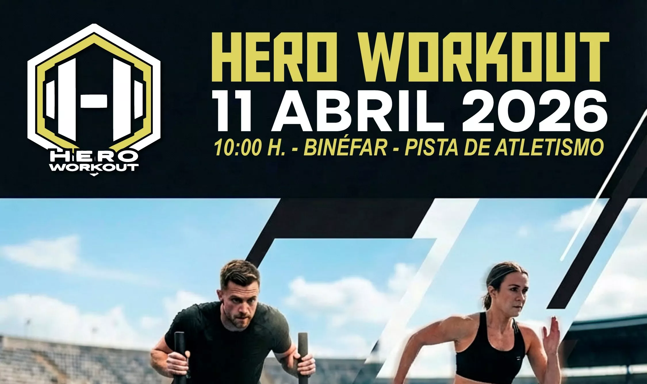 Binéfar acoge la segunda edición del Hero Workout, una prueba de fuerza y resistencia