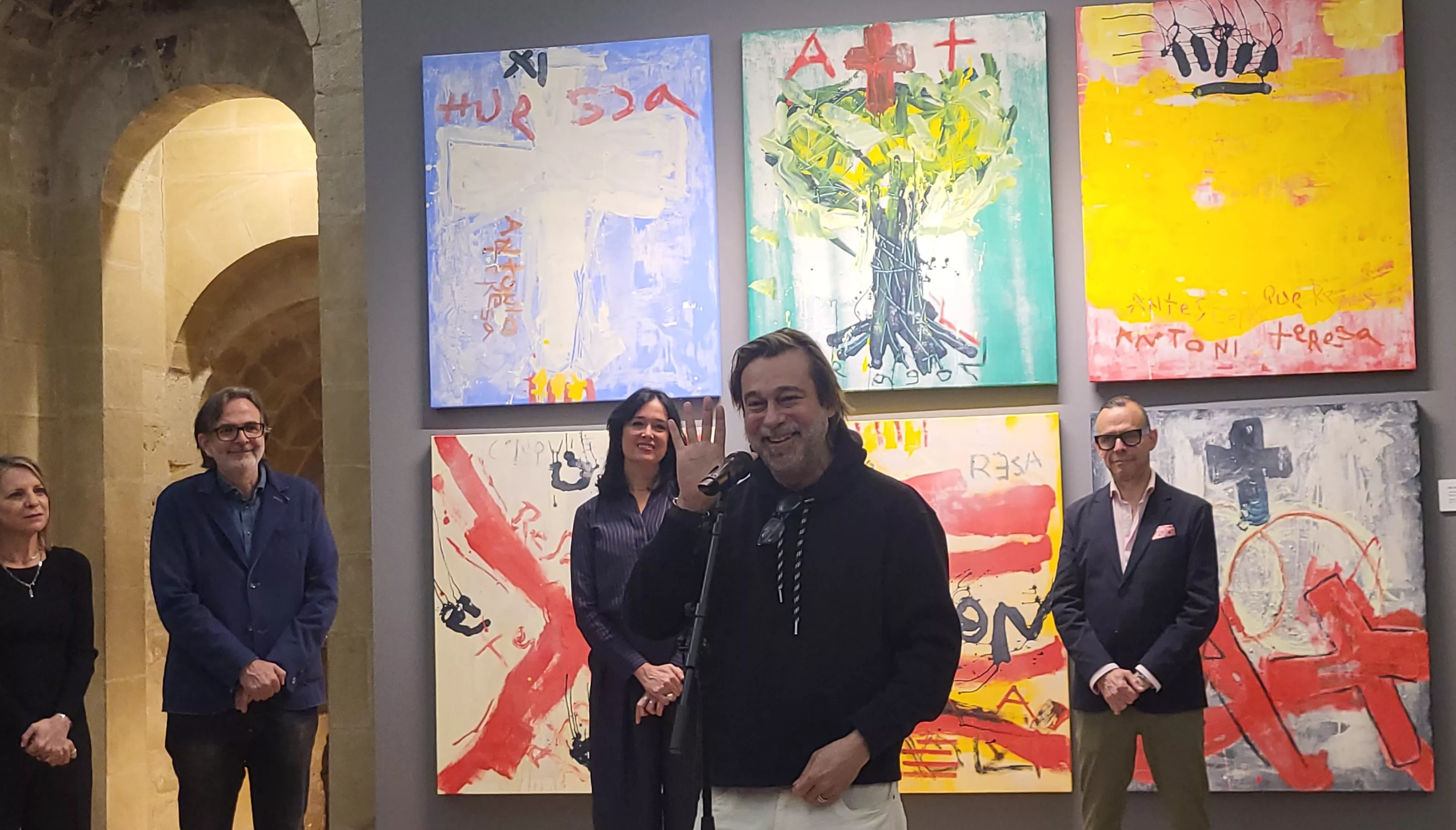 Jordi Mollà expone su arte más personal en Huesca.