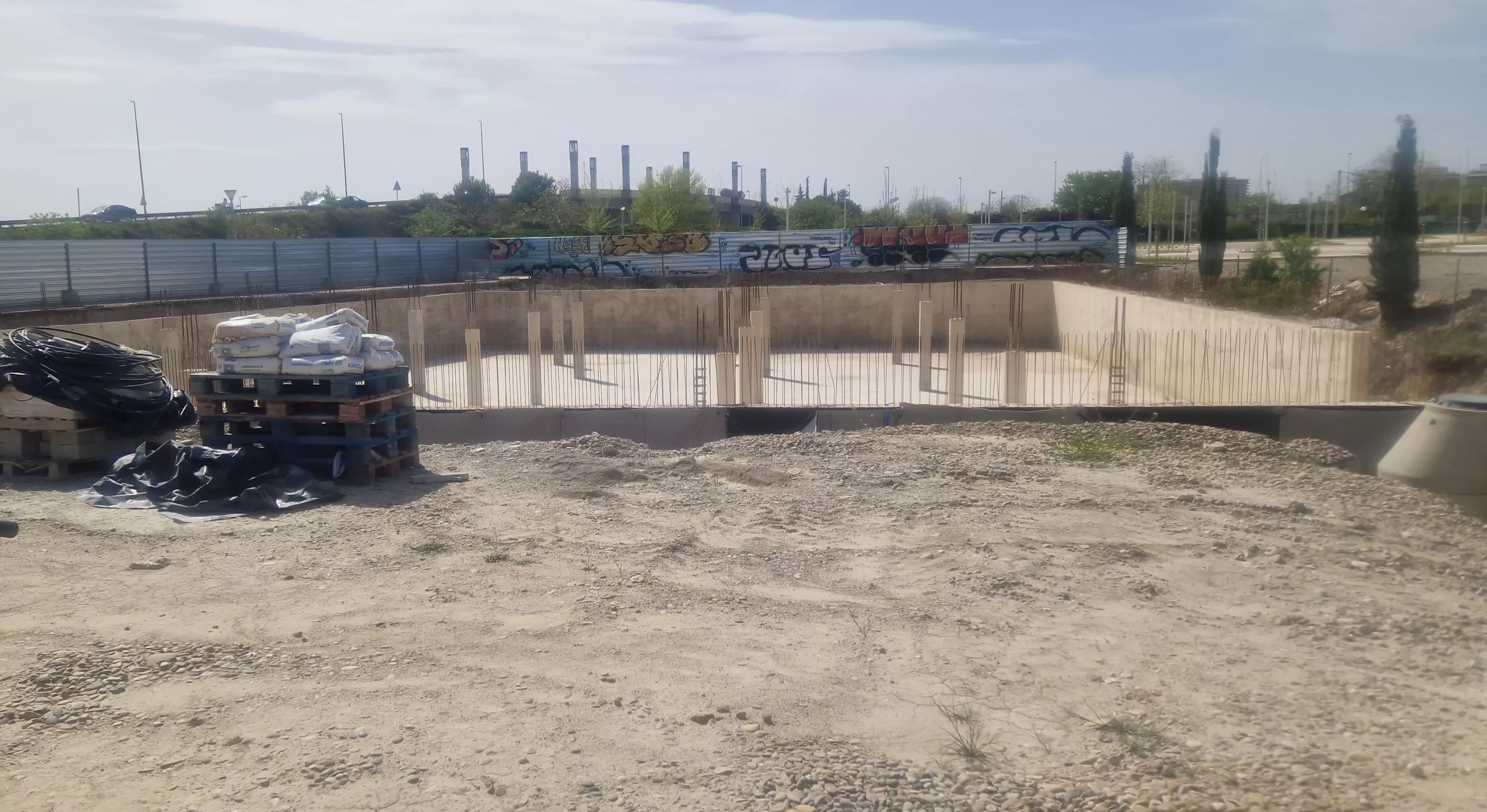 Residencia de Aspace Huesca en construcción. Foto Myriam Martínez