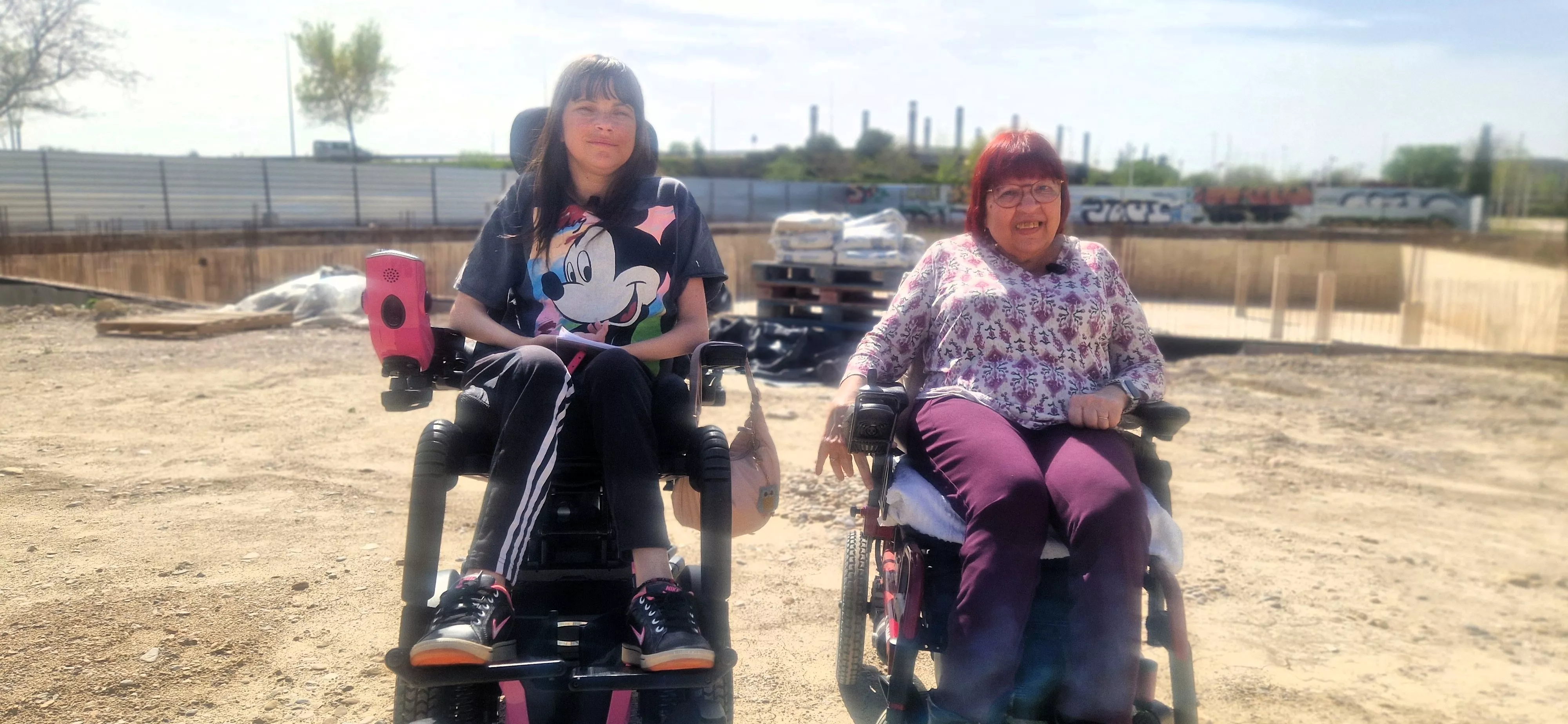 María Gallego y Concha Lisa. Foto Myriam Martínez