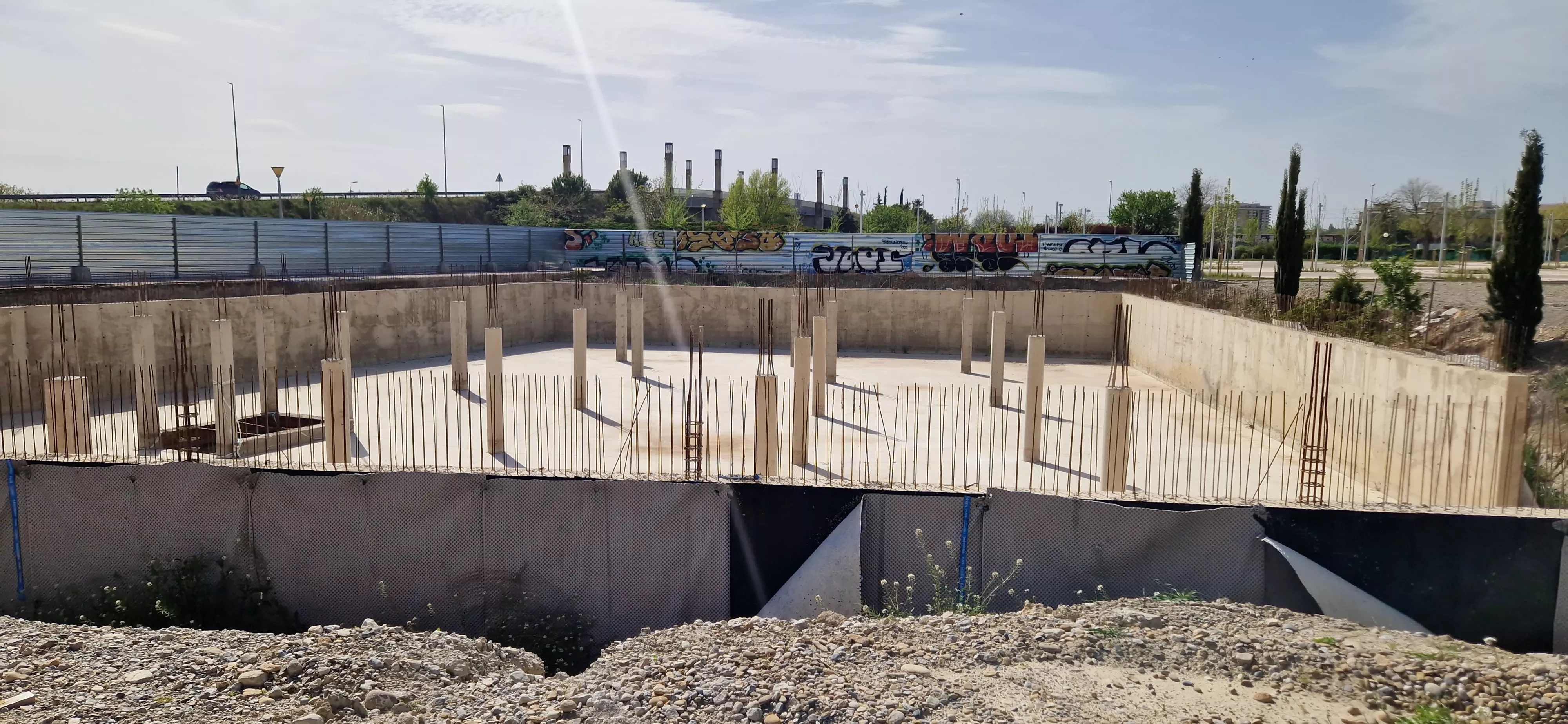 Residencia de Aspace Huesca en construcción. Foto Myriam Martínez