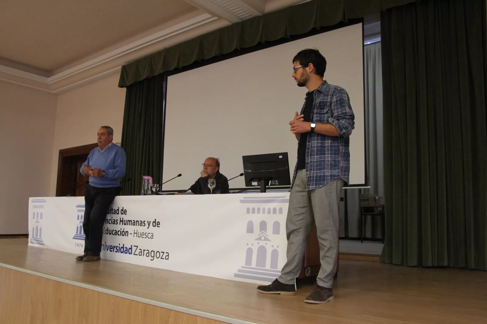  Carlos Taibo en la Facultad de Ciencias Humanas. Foto Carlos Neofato
