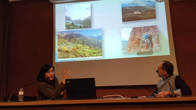 Africa Heredia y Raúl Lardiés