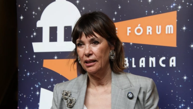 Mabel Lozano en el Casino de Huesca. Foto Carlos Neofato