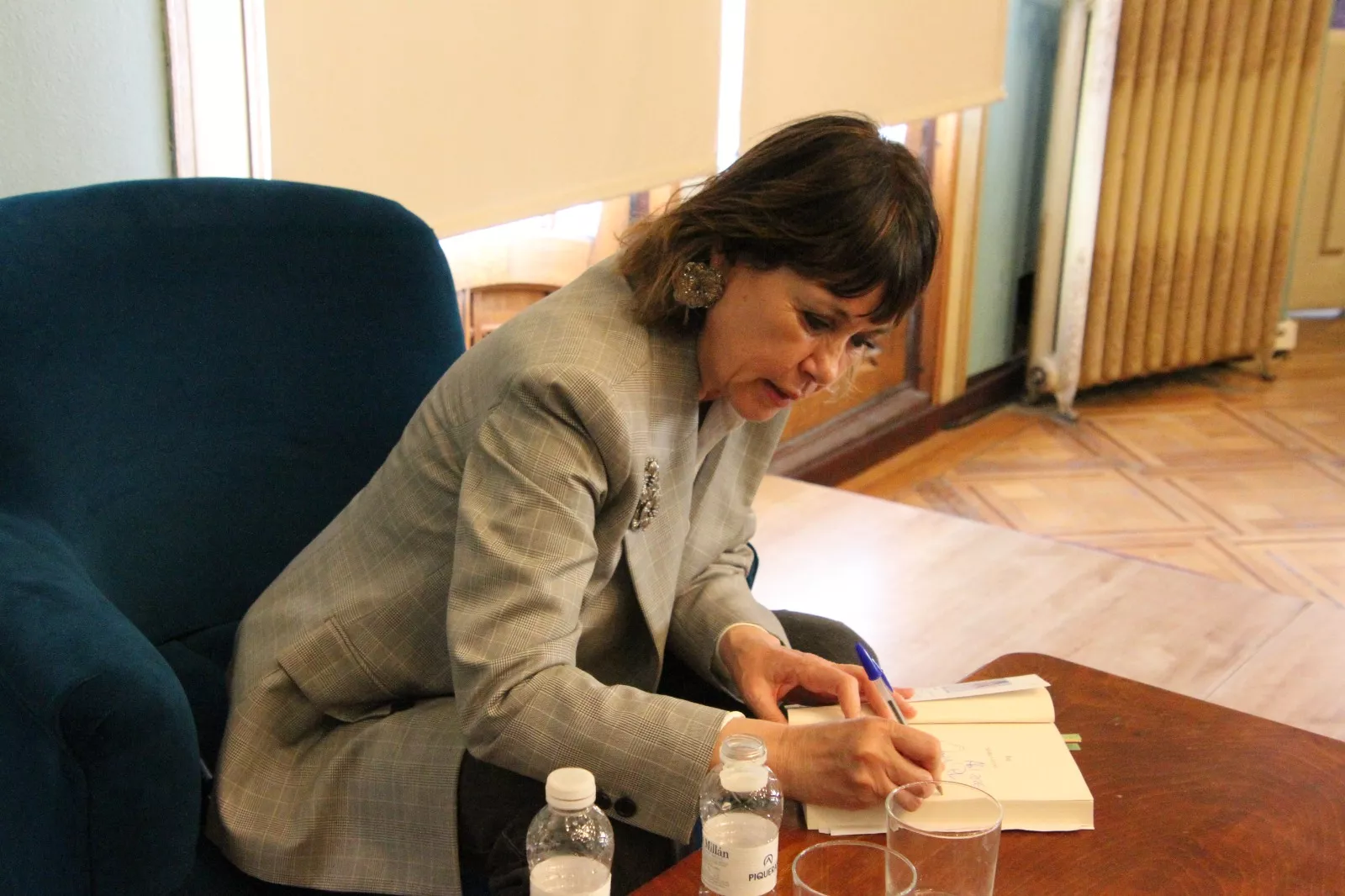 Mabel Lozano en el Casino de Huesca. Foto Carlos Neofato