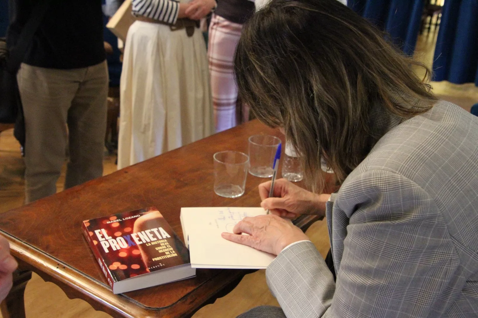 Mabel Lozano en el Casino de Huesca. Foto Carlos Neofato