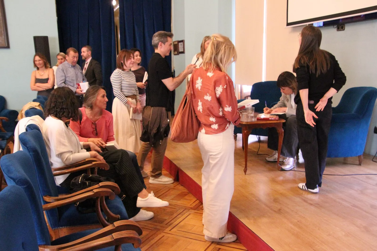 Mabel Lozano en el Casino de Huesca. Foto Carlos Neofato