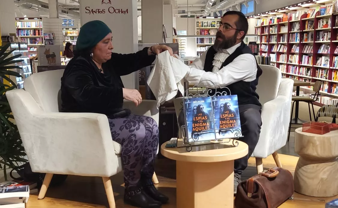 Inés Plana con Daniel Sancho