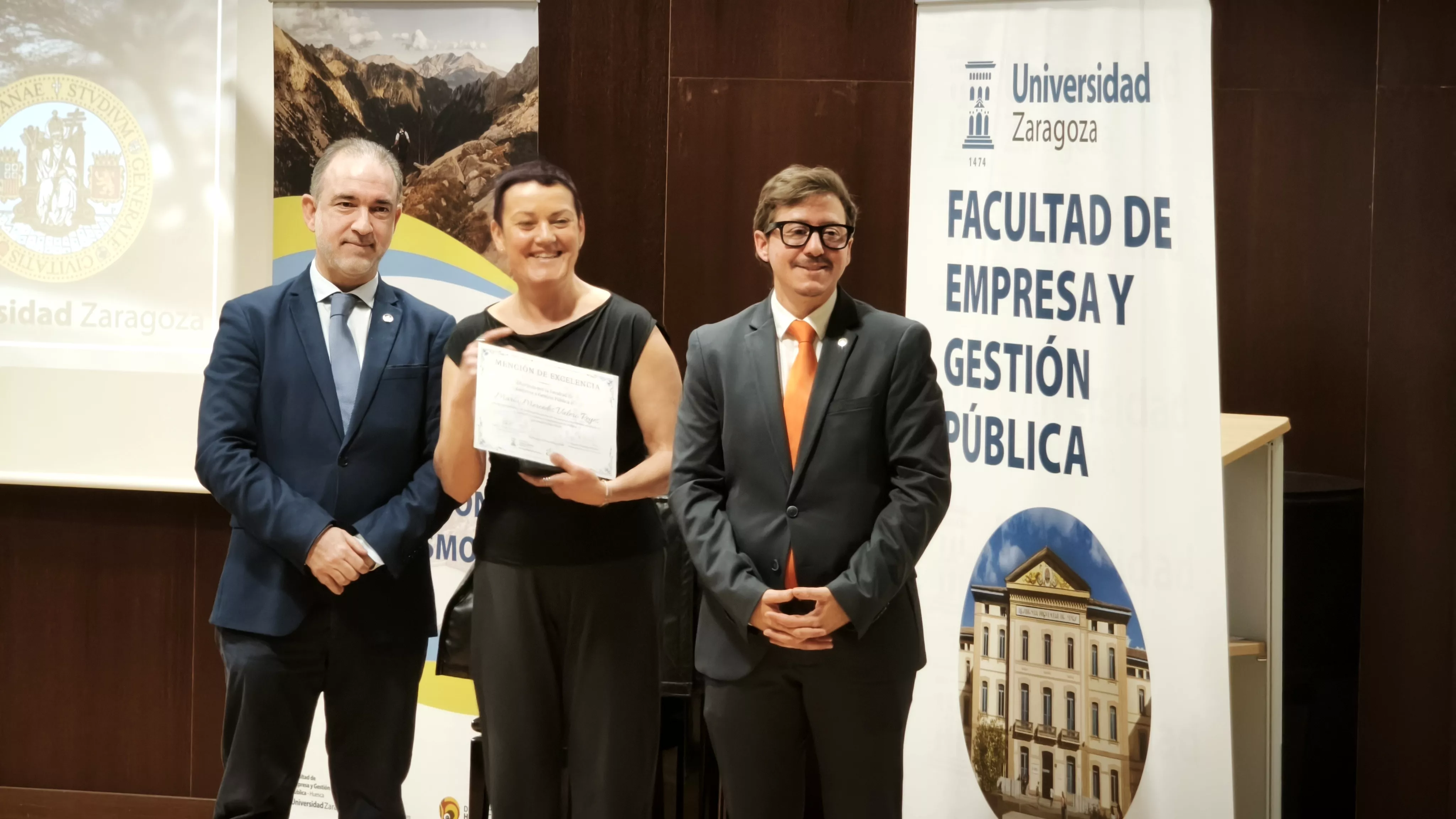 Festividad de la Facultad de Empresa y Gestión Pública del Campus de Huesca. Foto María José Sampietro