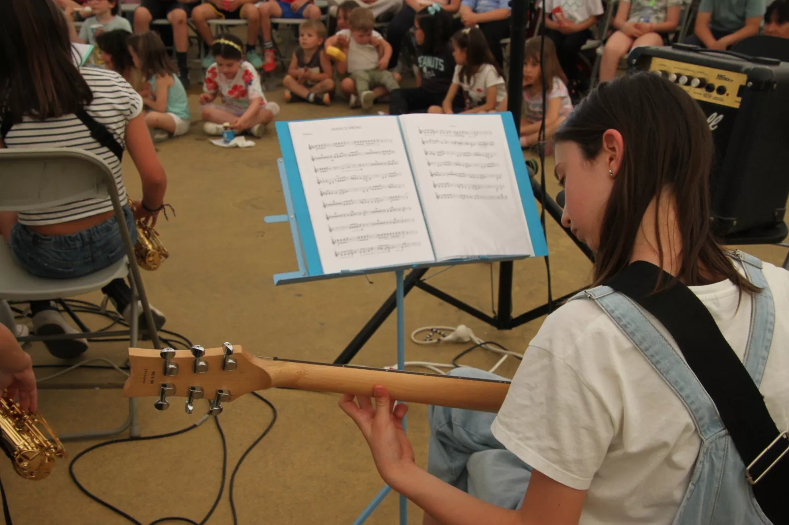 Jazz for Kids en la fiesta de la Escuela Pública en Huesca. Foto Carlos Neofato