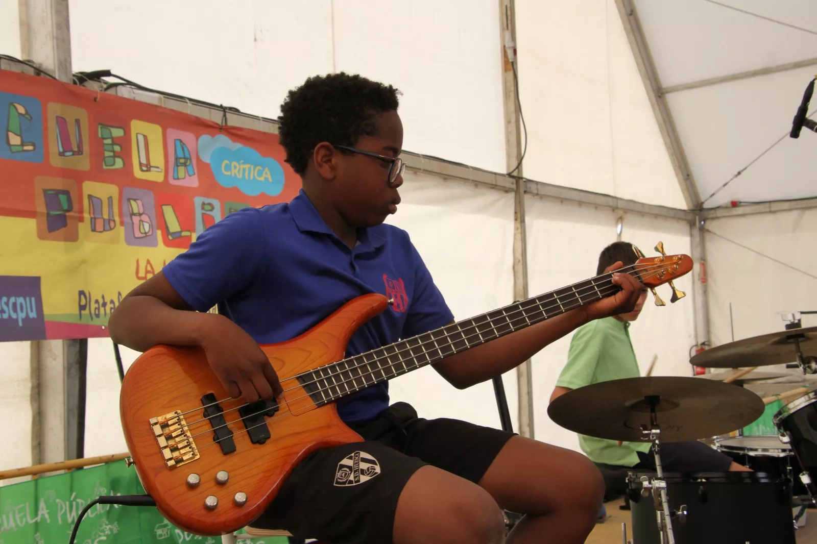 Jazz for Kids en la fiesta de la Escuela Pública en Huesca. Foto Carlos Neofato