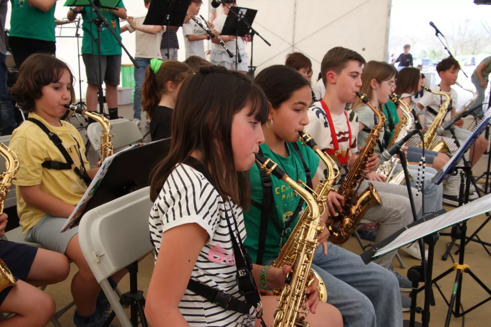 Jazz for Kids en la fiesta de la Escuela Pública en Huesca. Foto Carlos Neofato