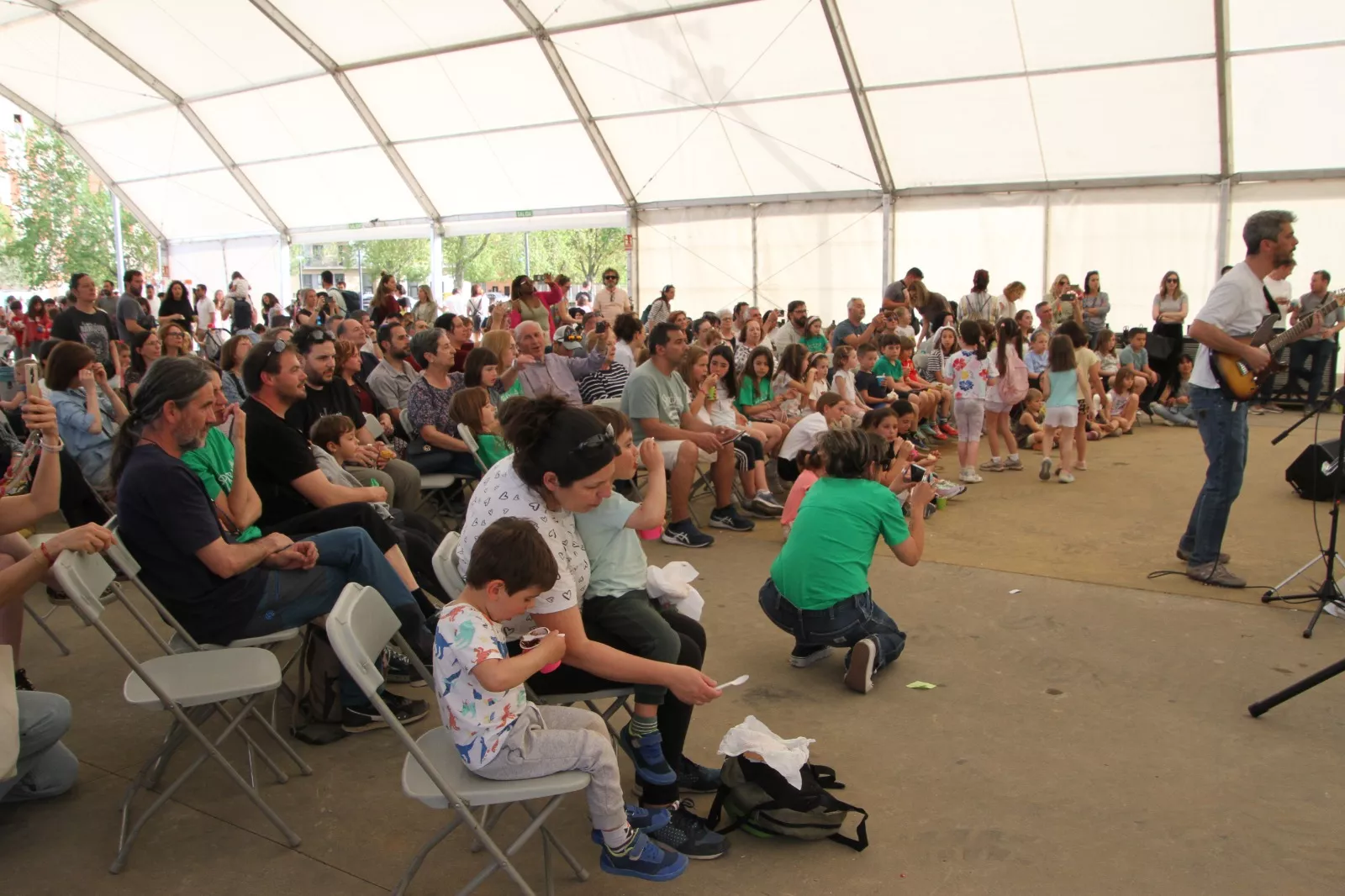 Jazz for Kids en la fiesta de la Escuela Pública en Huesca. Foto Carlos Neofato