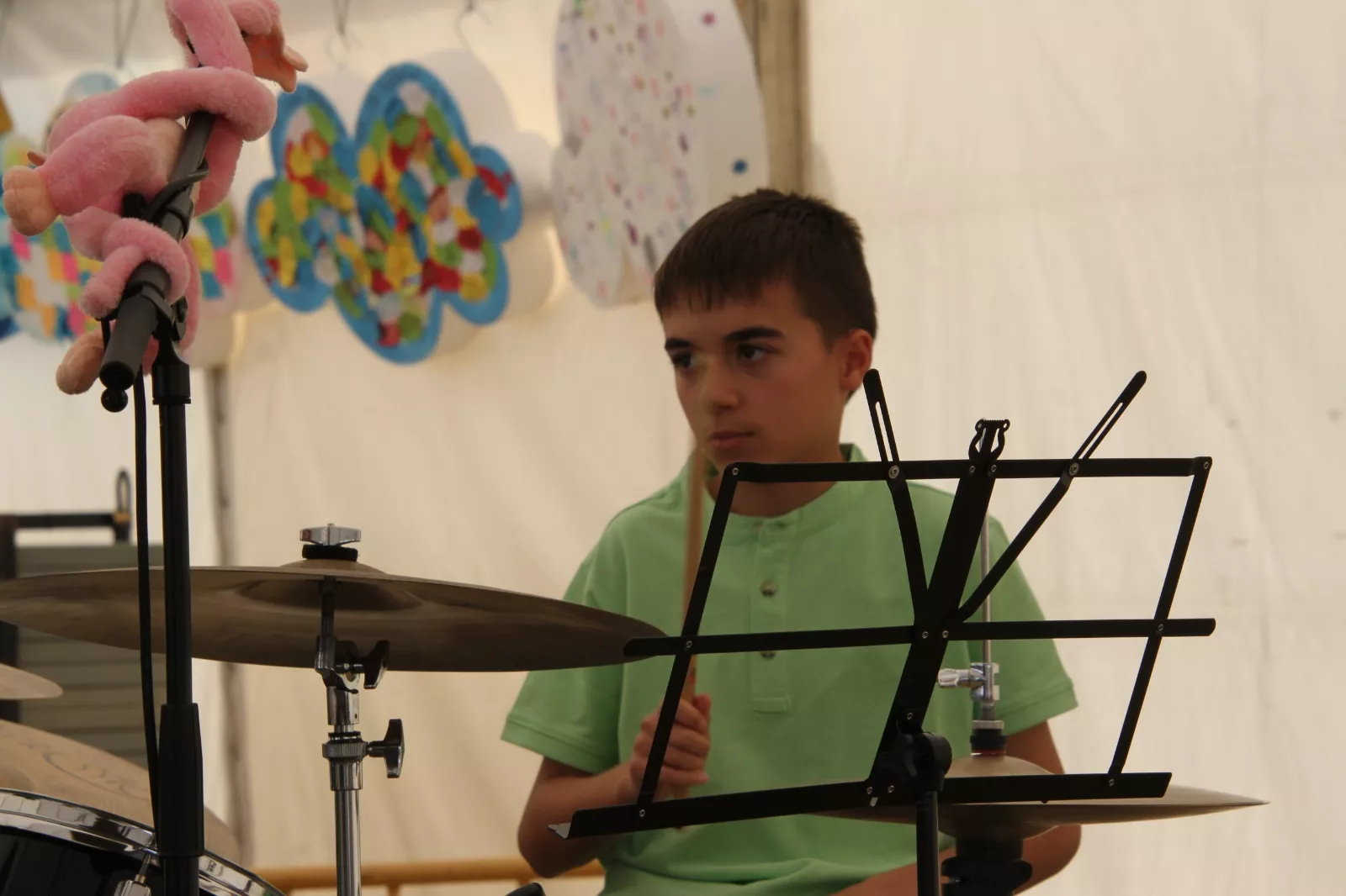 Jazz for Kids en la fiesta de la Escuela Pública en Huesca. Foto Carlos Neofato