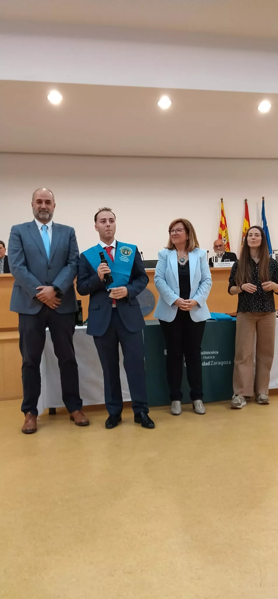 Ceremonia de graduación y reconocimientos en la Escuela Politécnica Superior
