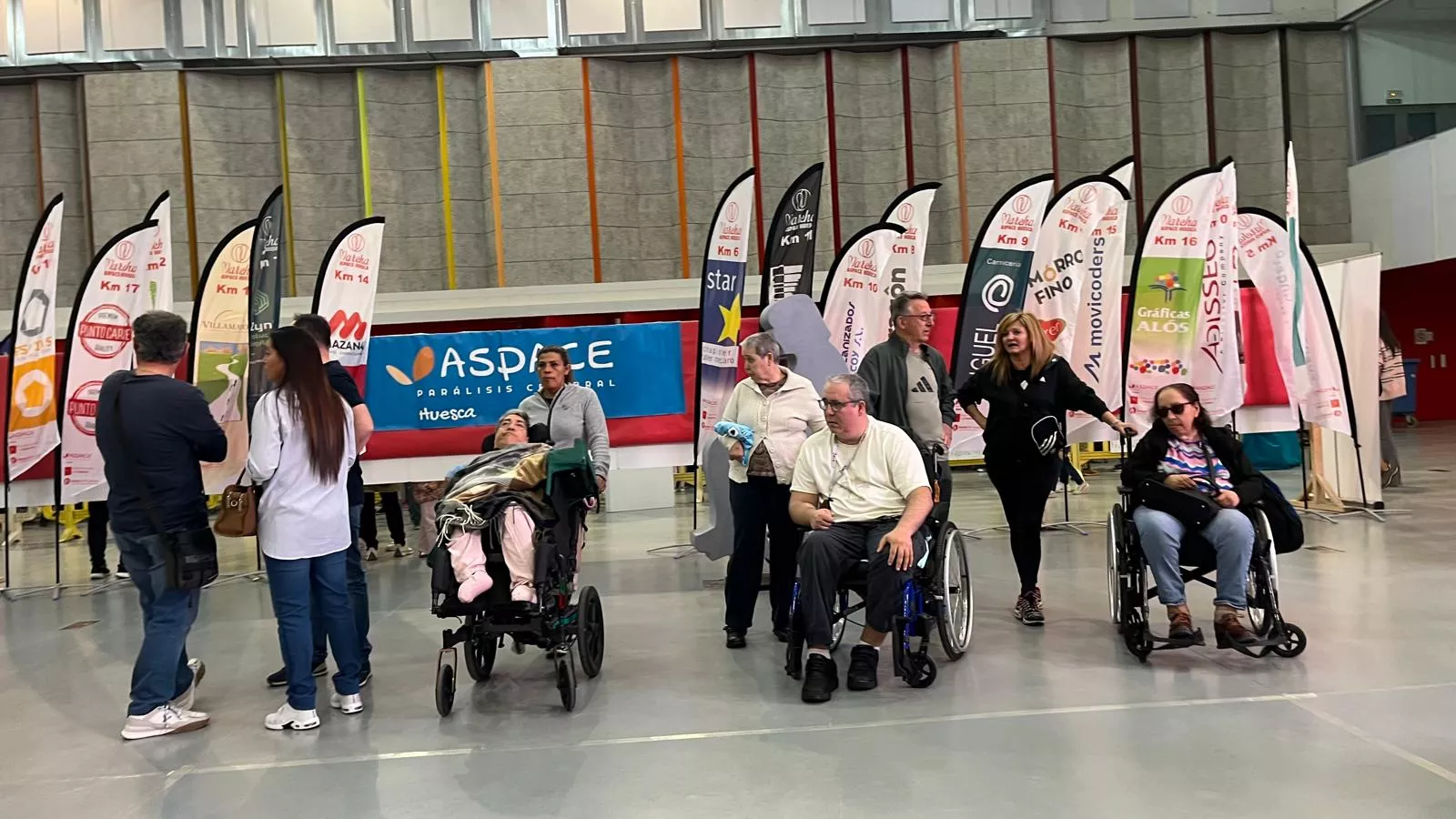  Premarcha Aspace en el Palacio de Congresos de Huesca. Foto Mercedes Manterola