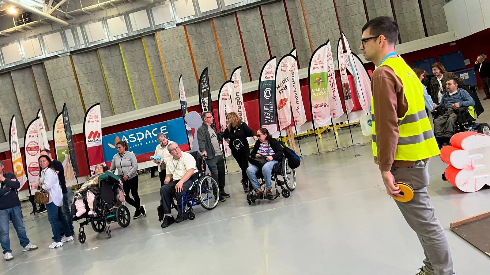  Premarcha Aspace en el Palacio de Congresos de Huesca. Foto Mercedes Manterola