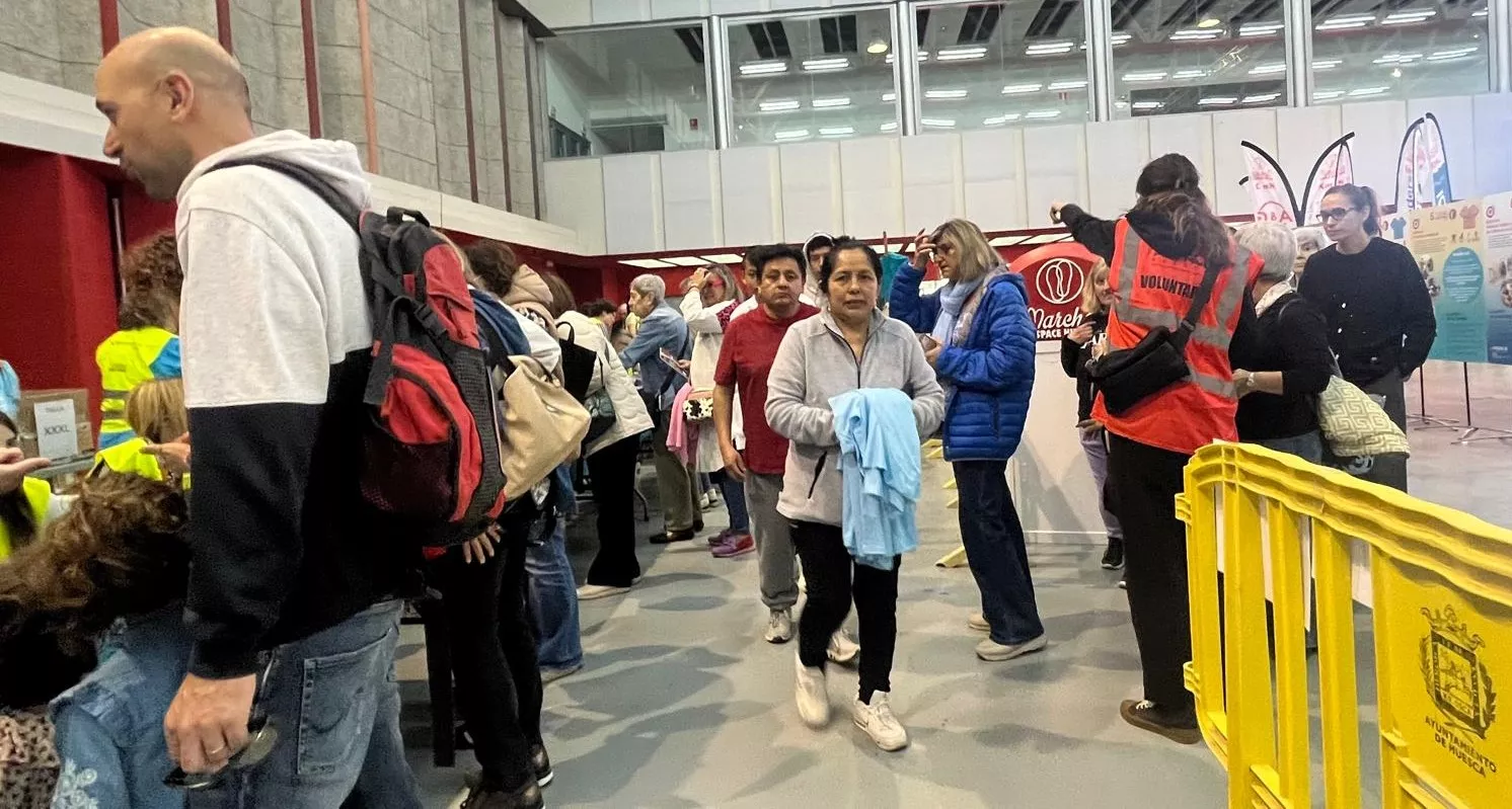  Premarcha Aspace en el Palacio de Congresos de Huesca. Foto Mercedes Manterola