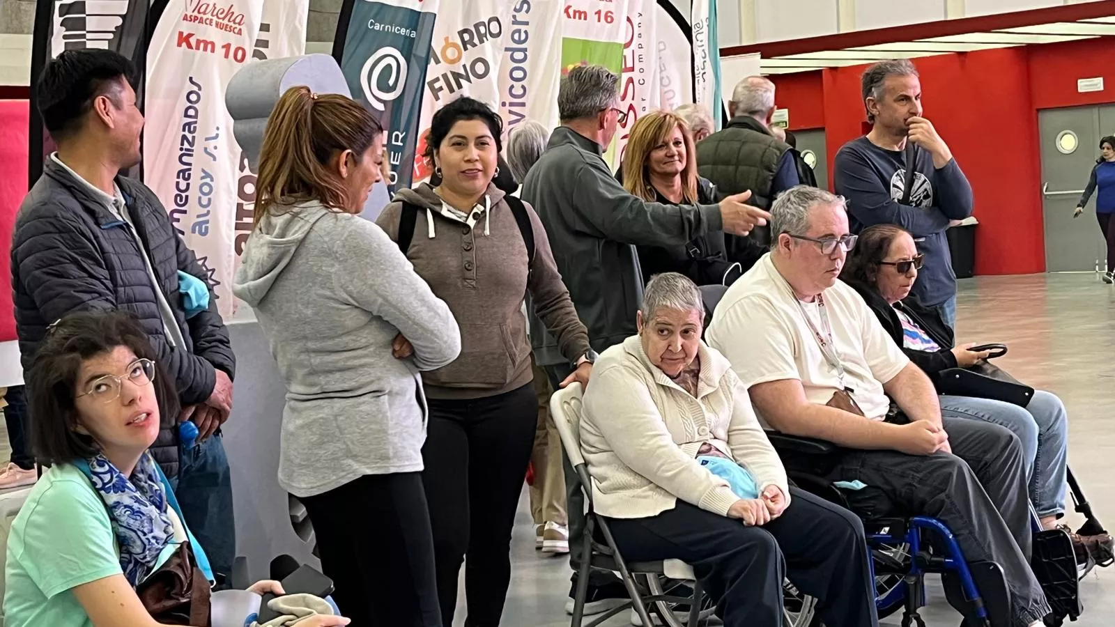  Premarcha Aspace en el Palacio de Congresos de Huesca. Foto Mercedes Manterola