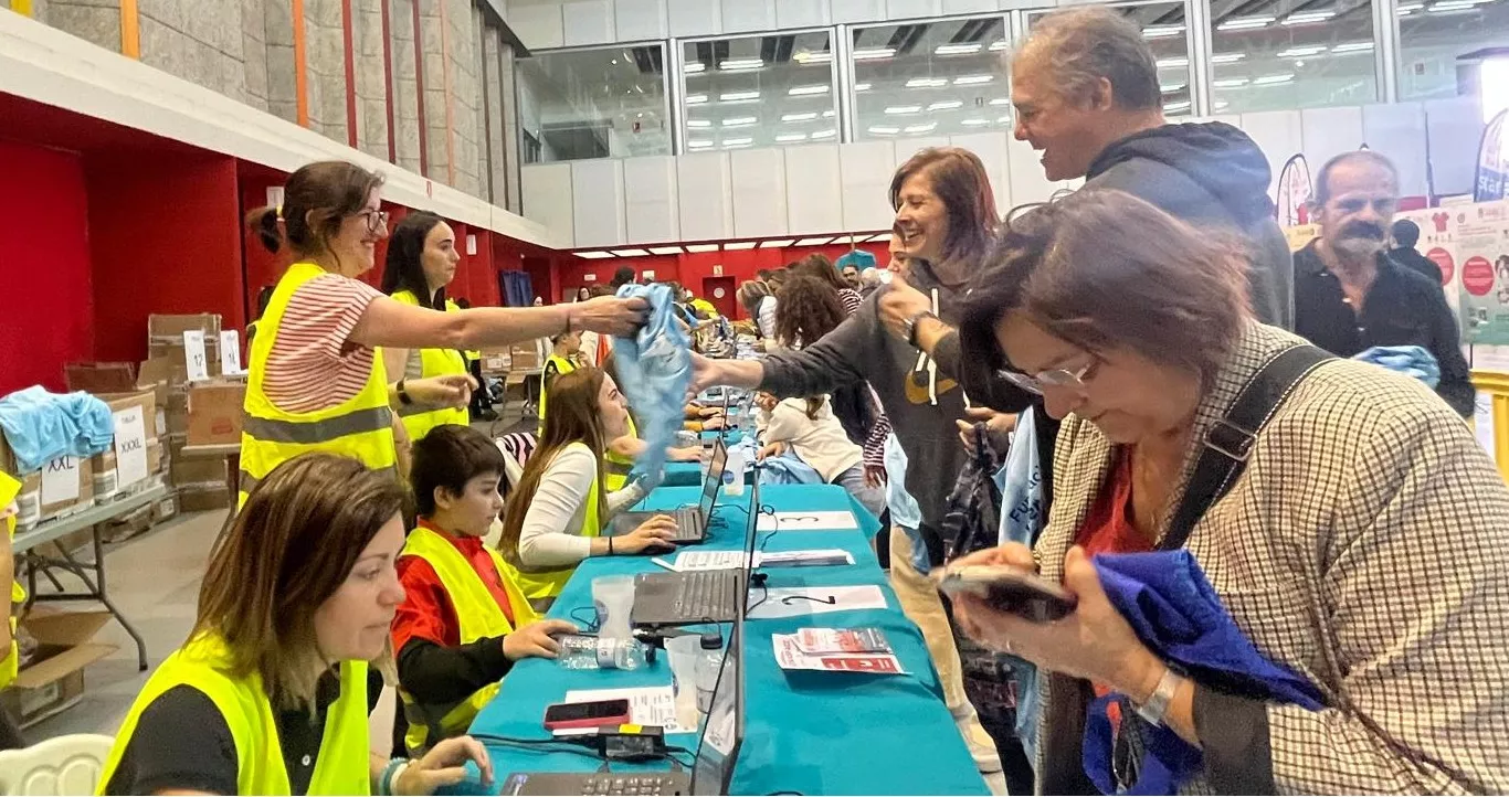 La 14ª Marcha Aspace Huesca supera el récord de 10.400 inscritos. Foto Mercedes Manterola