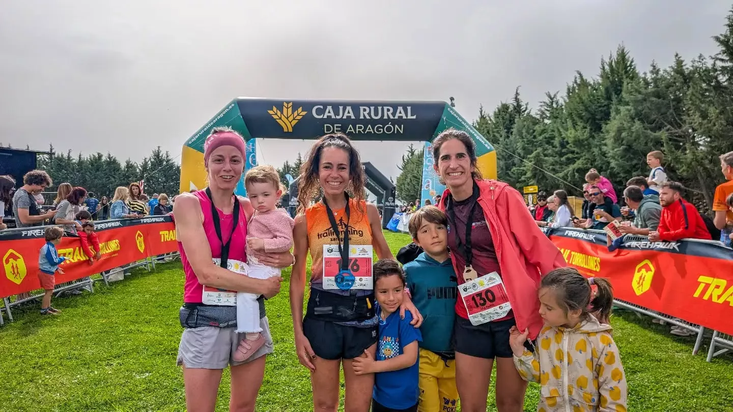 Trail de Los Torrollones. Podio femenino 17K