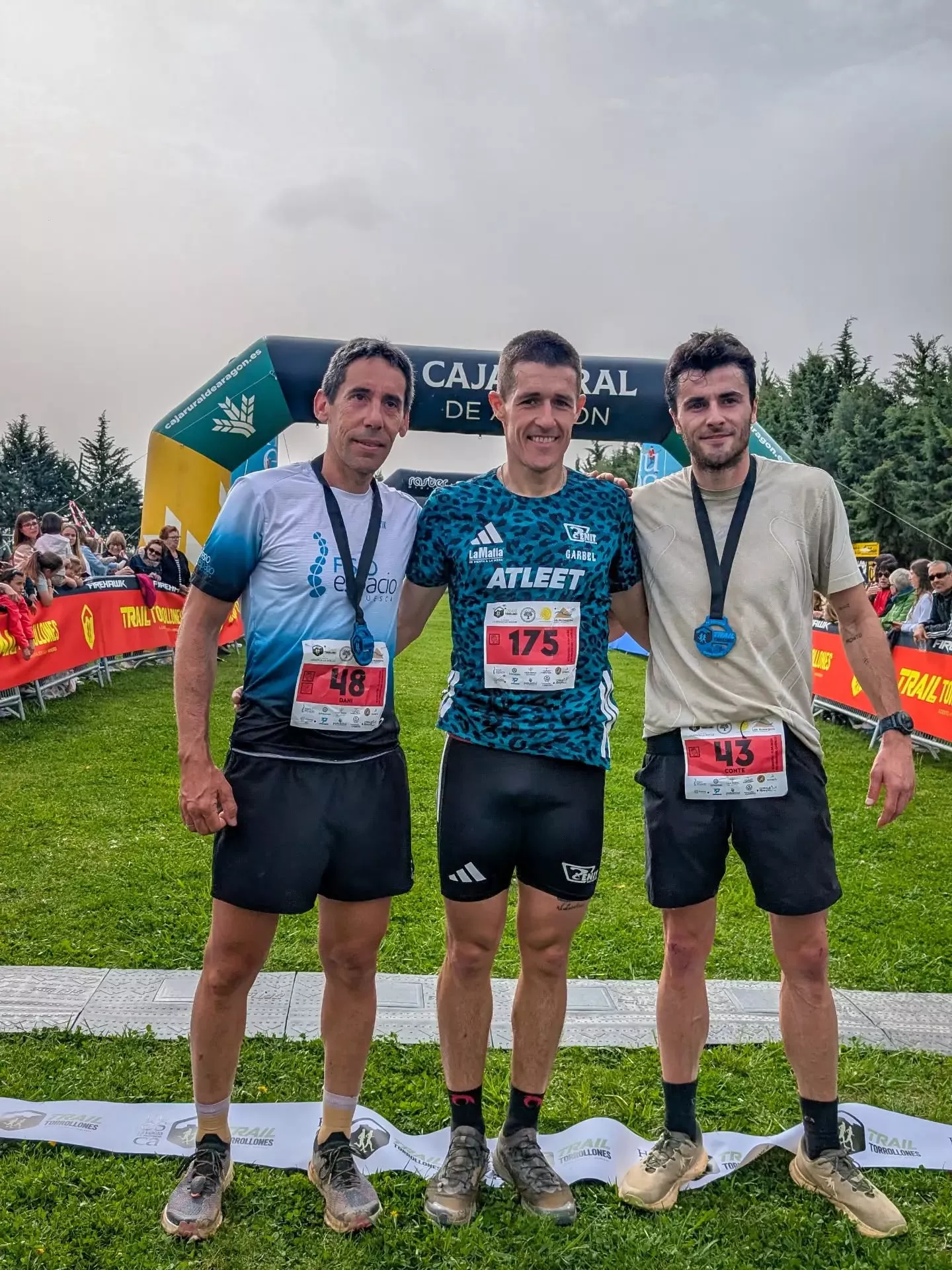Trail de Los Torrollones. Podio masculino 17K