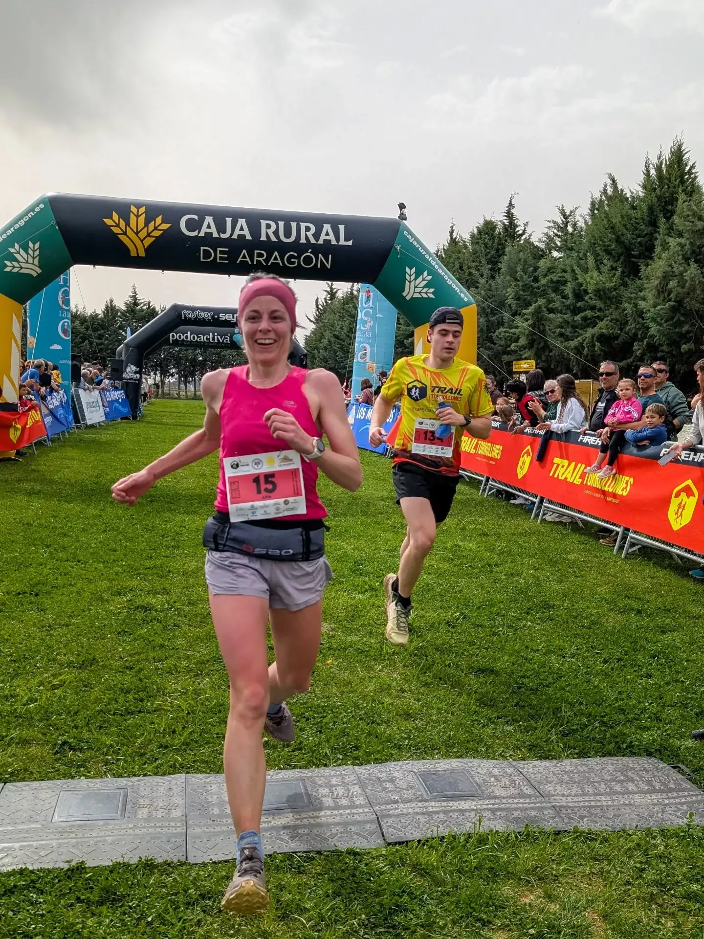 Trail de Los Torrollones. Ana Artieda, tercera 17K